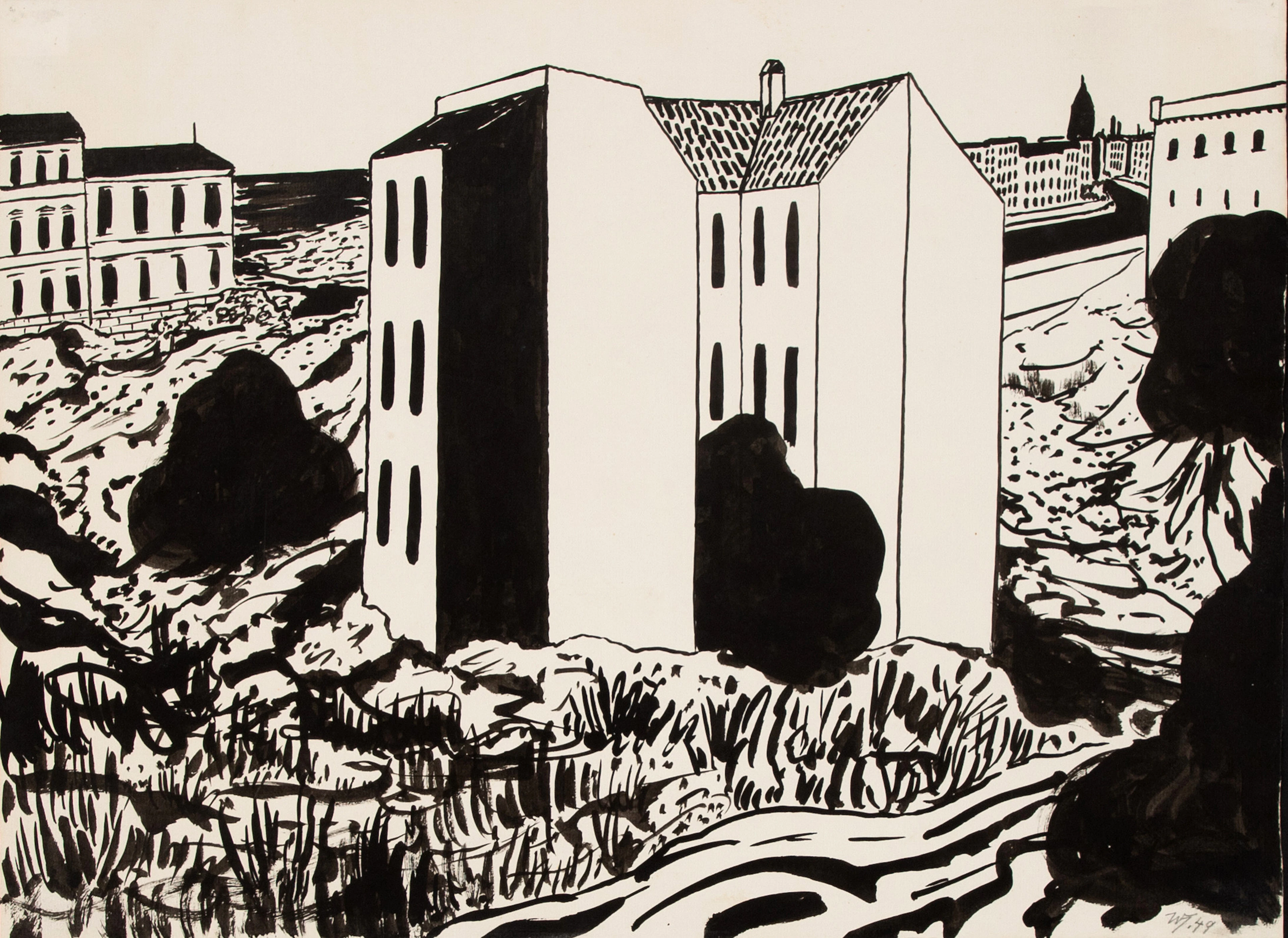 WERNER HELDT (1904-1954). Berlin am Meer.