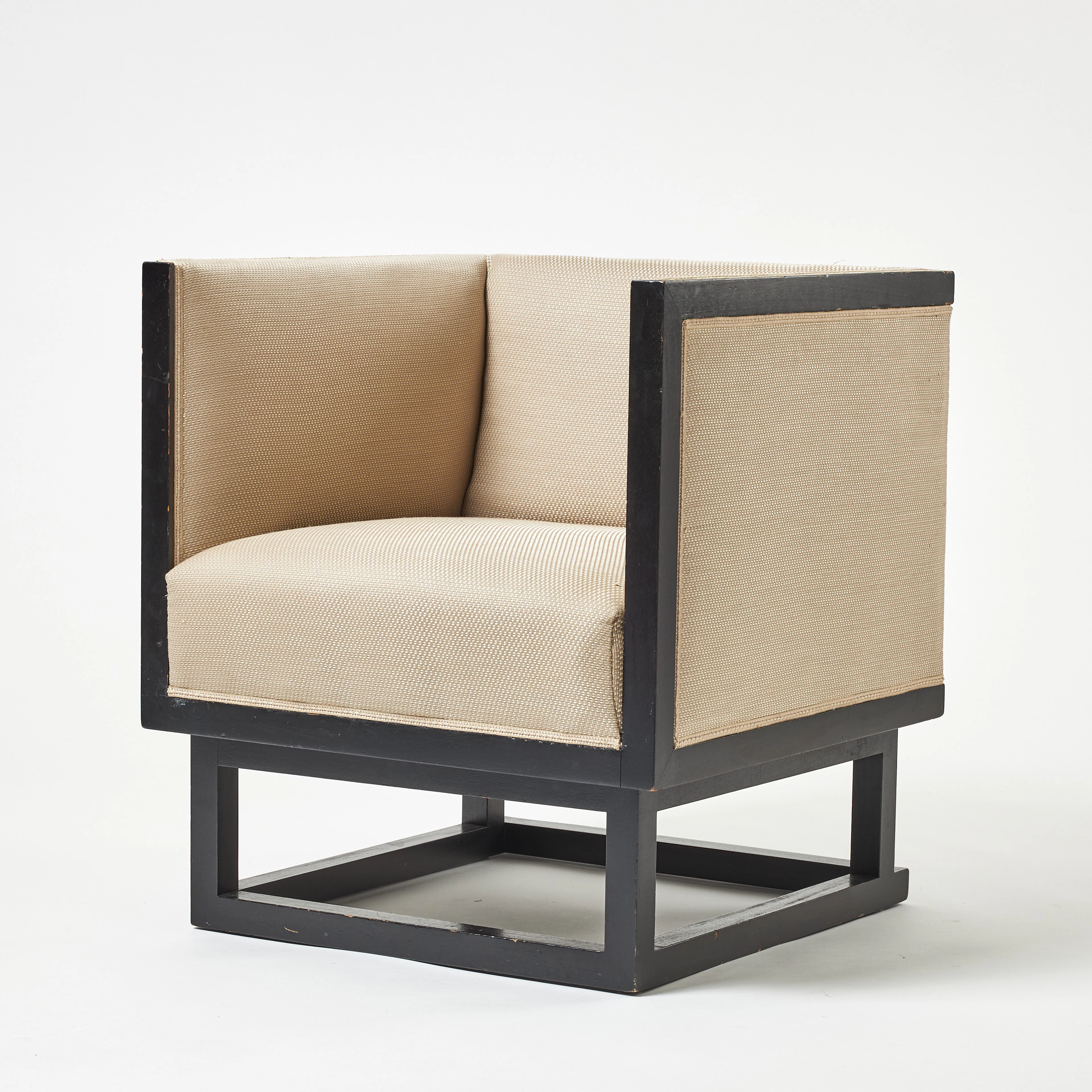 JOSEF HOFFMANN. ”Cabinet” betsat trä, 1980-tal, formgiven 1908, Wittmann