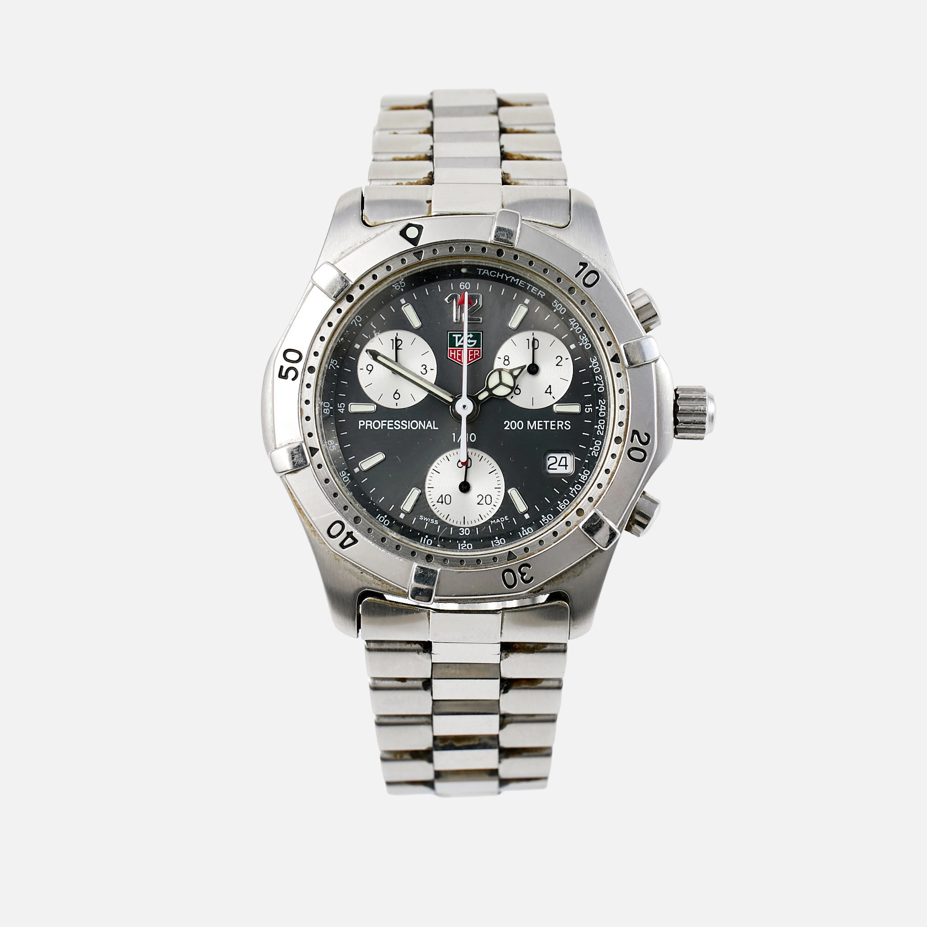 TAG HEUER (Swiss Made) Professional 200 m, kronograf, 2000-serien