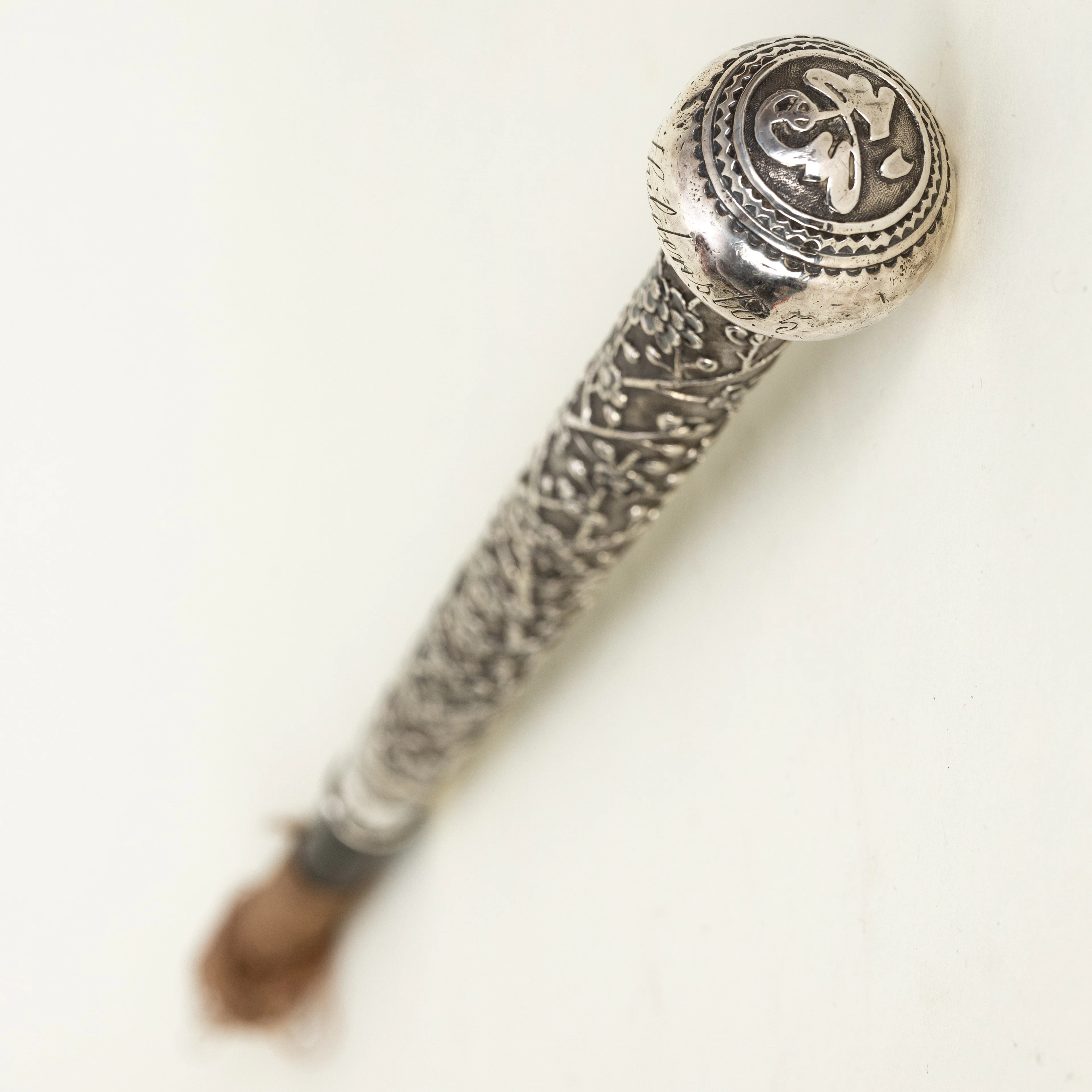 Silber-Schrimgriff, für Wang Hing, Kanton/ Hong Kong, China, um 1900.