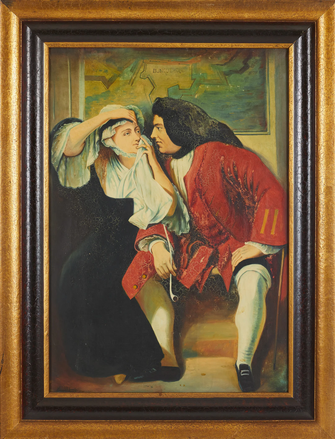OIDENTIFIERAD KONSTNÄR. Efter "Uncle Toby and Widow Wadman, C.R. Leslie