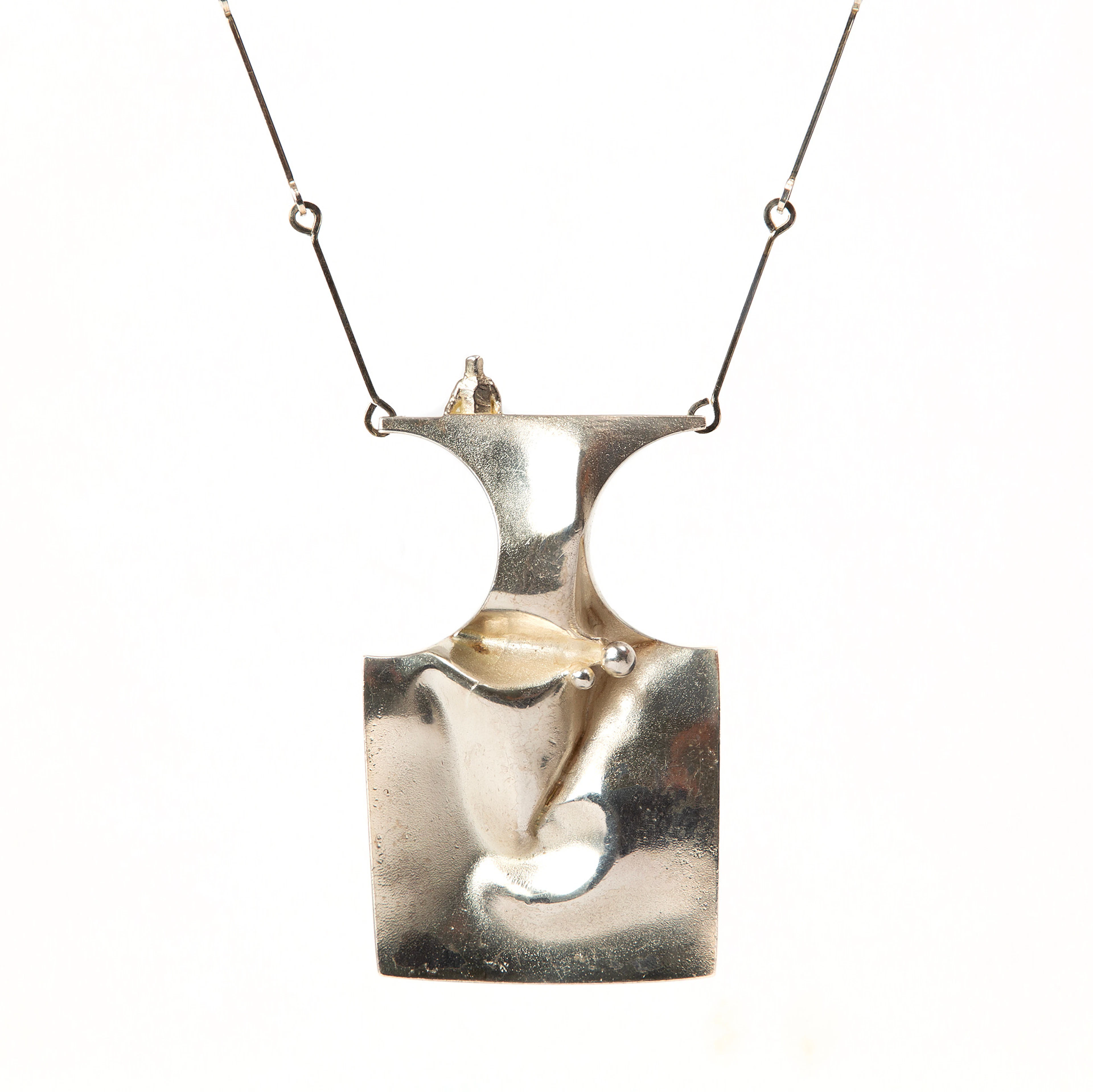 BJÖRN WECKSTRÖM, collier, "Barbarella", sterlingsilver, Lapponia, 1970.
