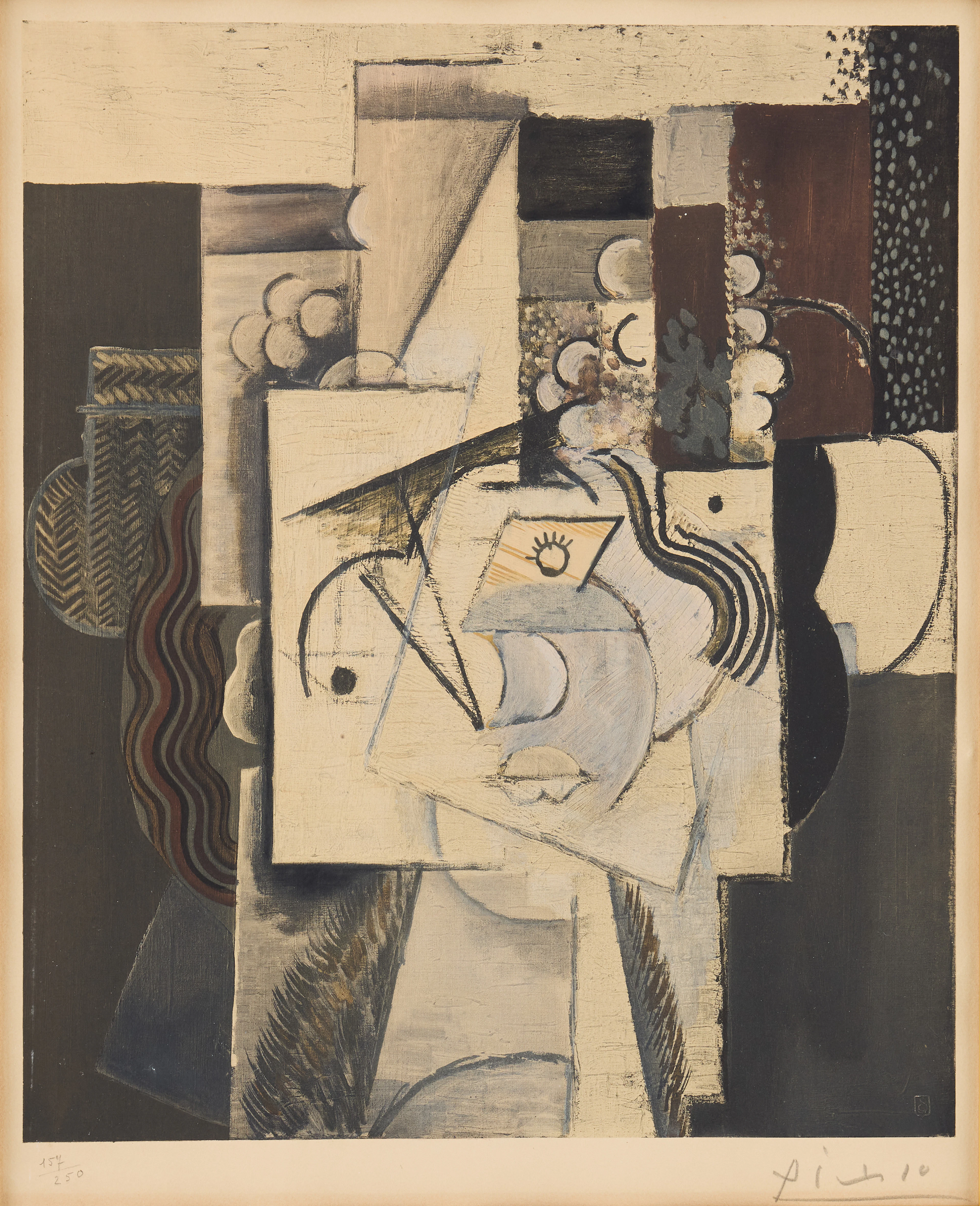 PABLO PICASSO. After. "Le Chapeau au Raisins".