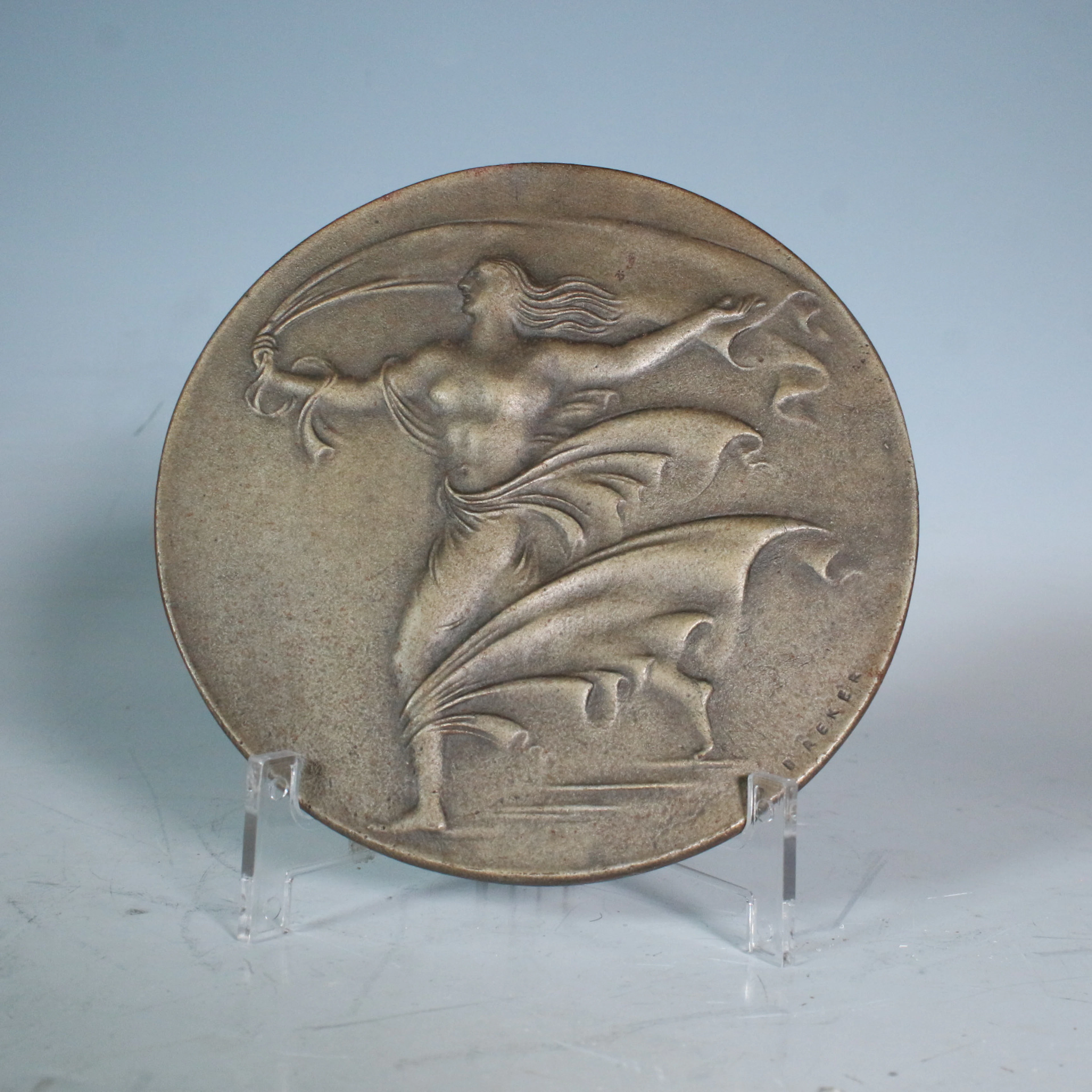 ARNO BREKER (1900-1991). Medaille, '' Allegorie auf die Hoffnung/Tanzende