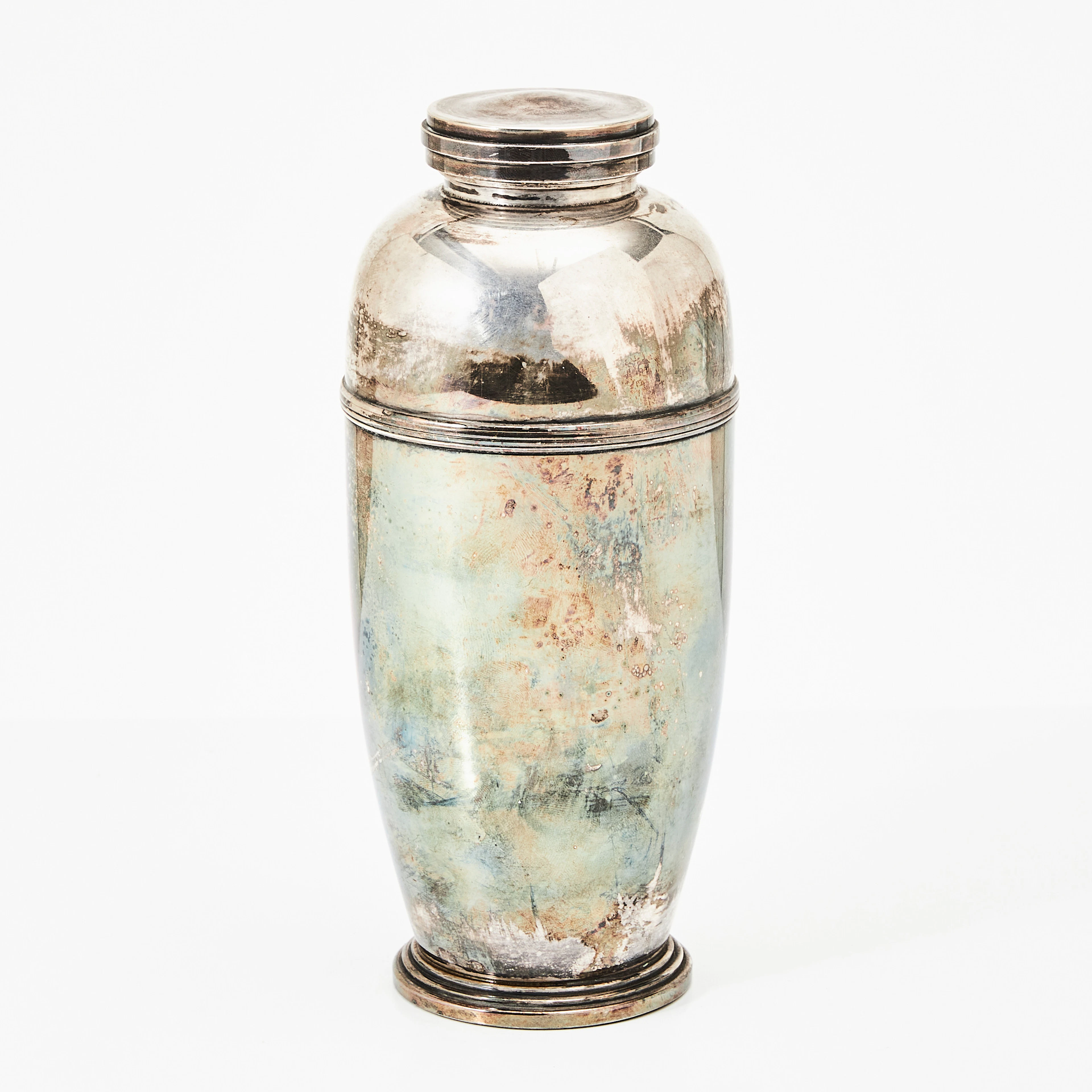 SYLVIA STAVE. Shaker, nysilver, CG Hallberg.