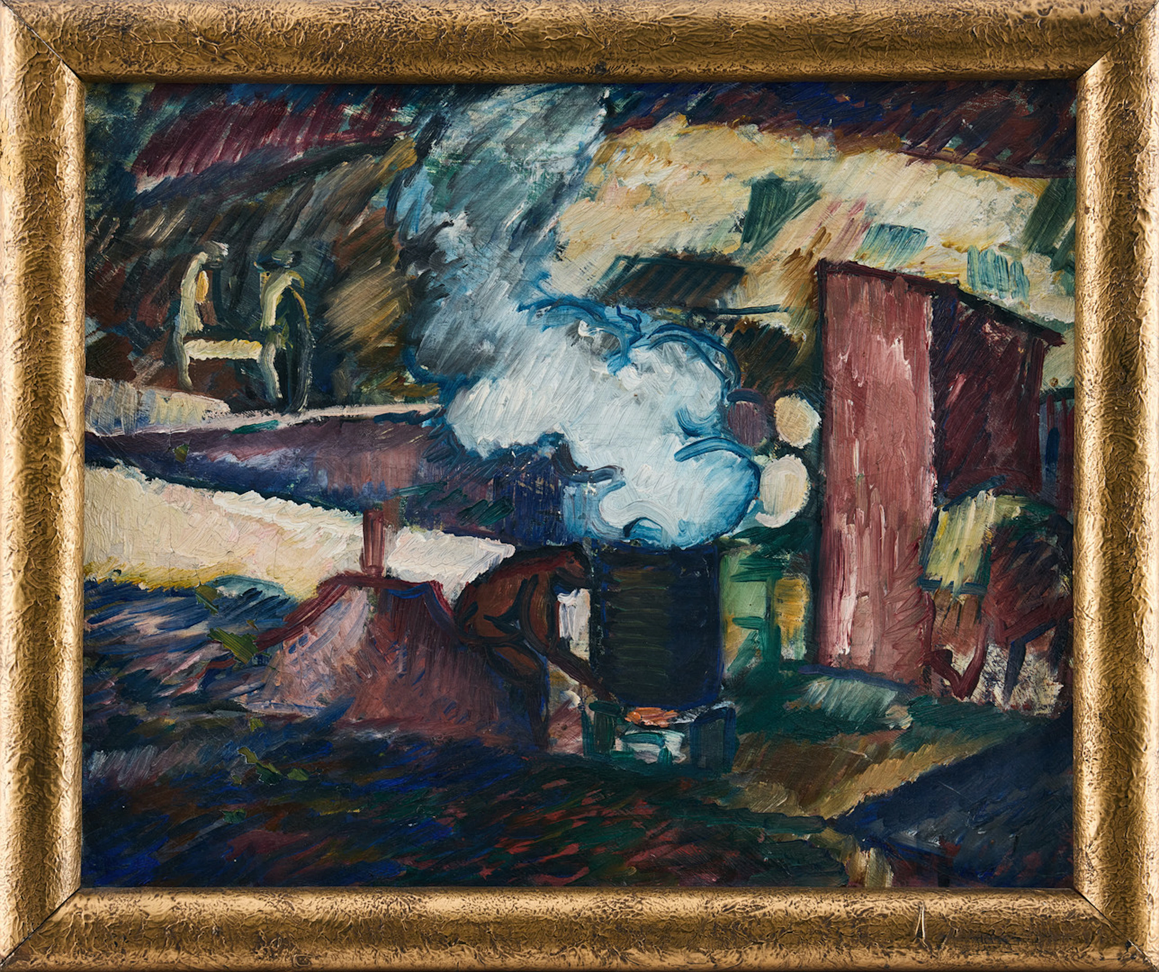 GÖSTA SANDELS. "Bygget".