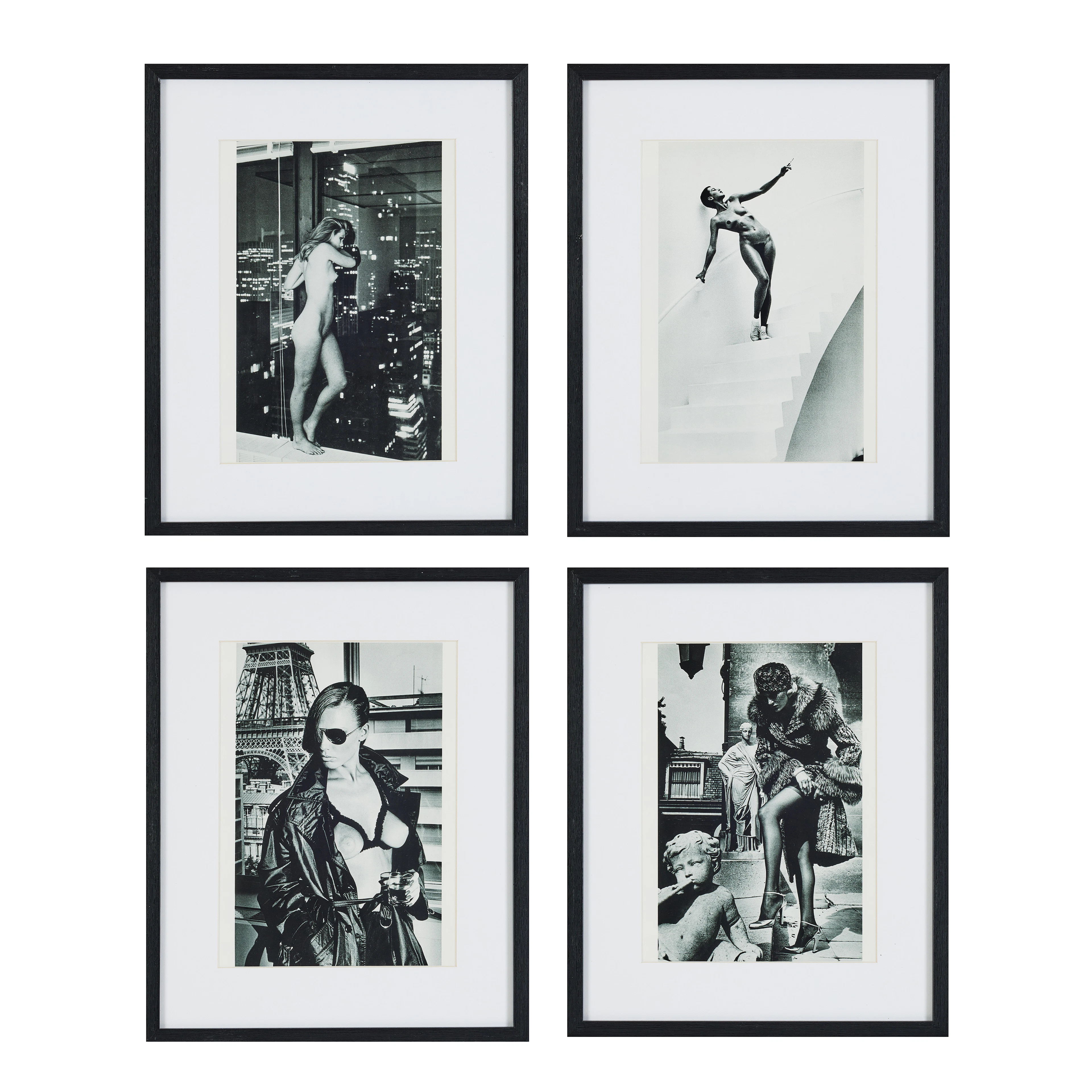 HELMUT NEWTON. (24), screentryck, ur sviten Special Collection från
