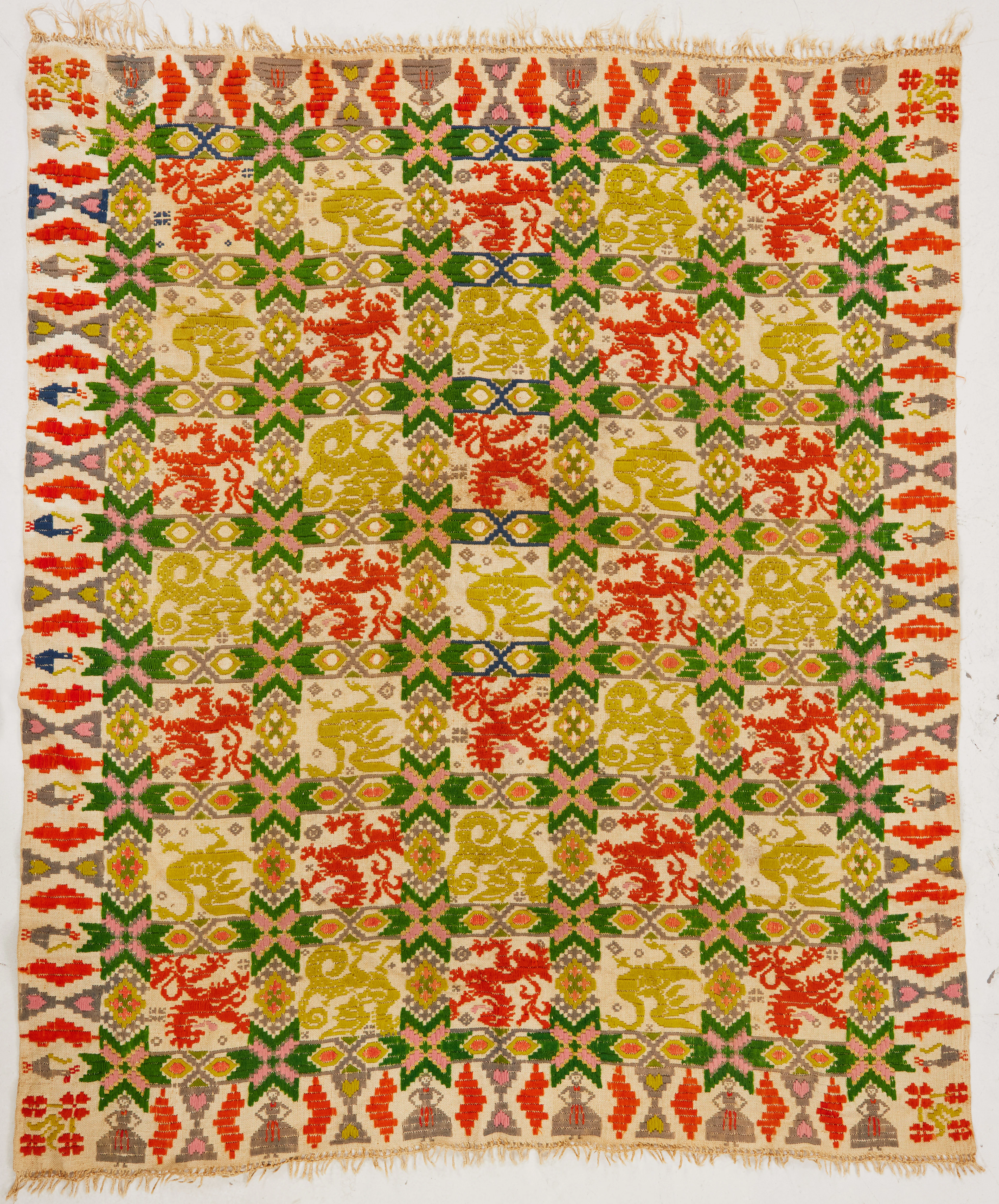 RÖLAKAN. Sverige, omkring 1900, ca 140x120 cm.