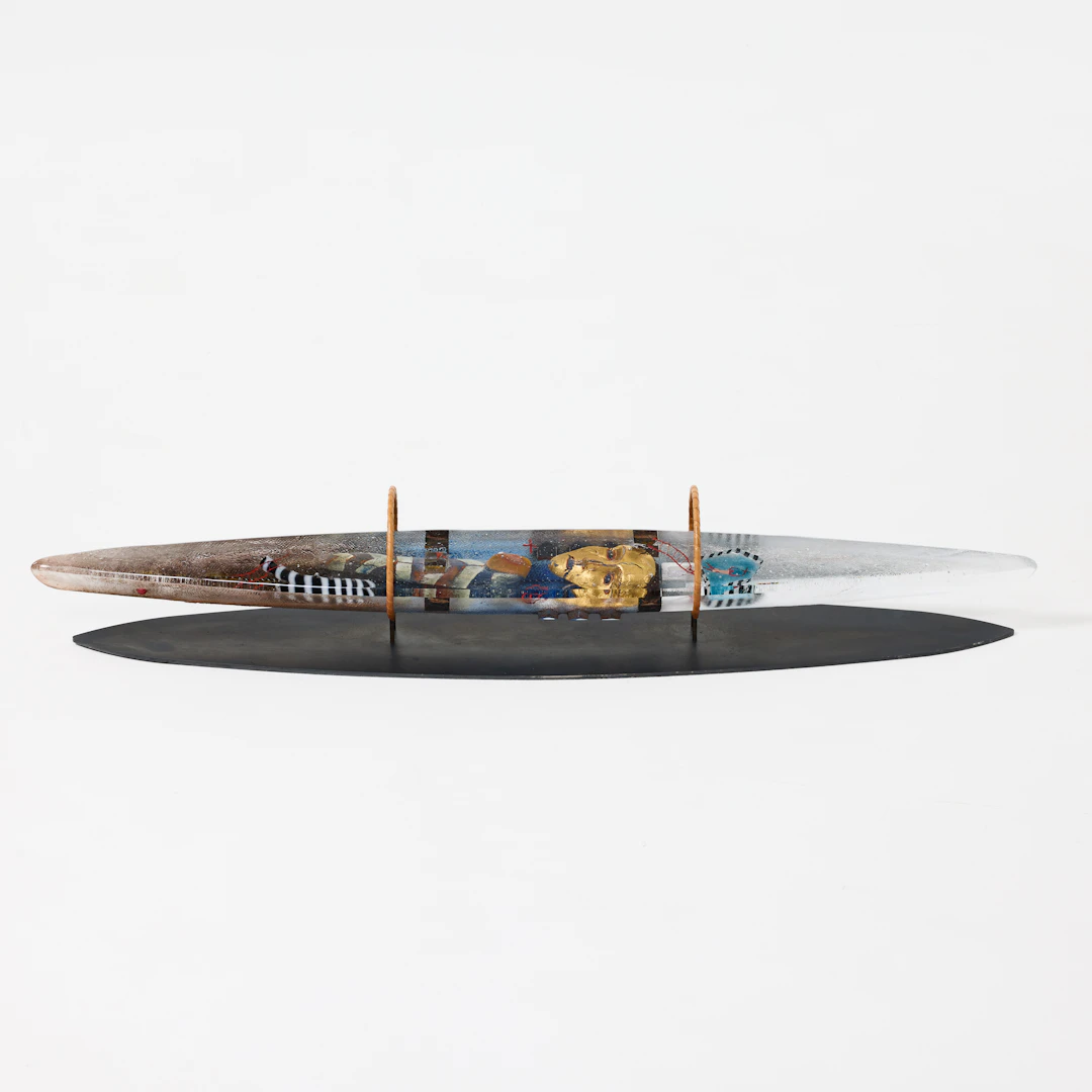 BERTIL VALLIEN. "Boat", skulptur, Kosta 2017, i form av en båt på