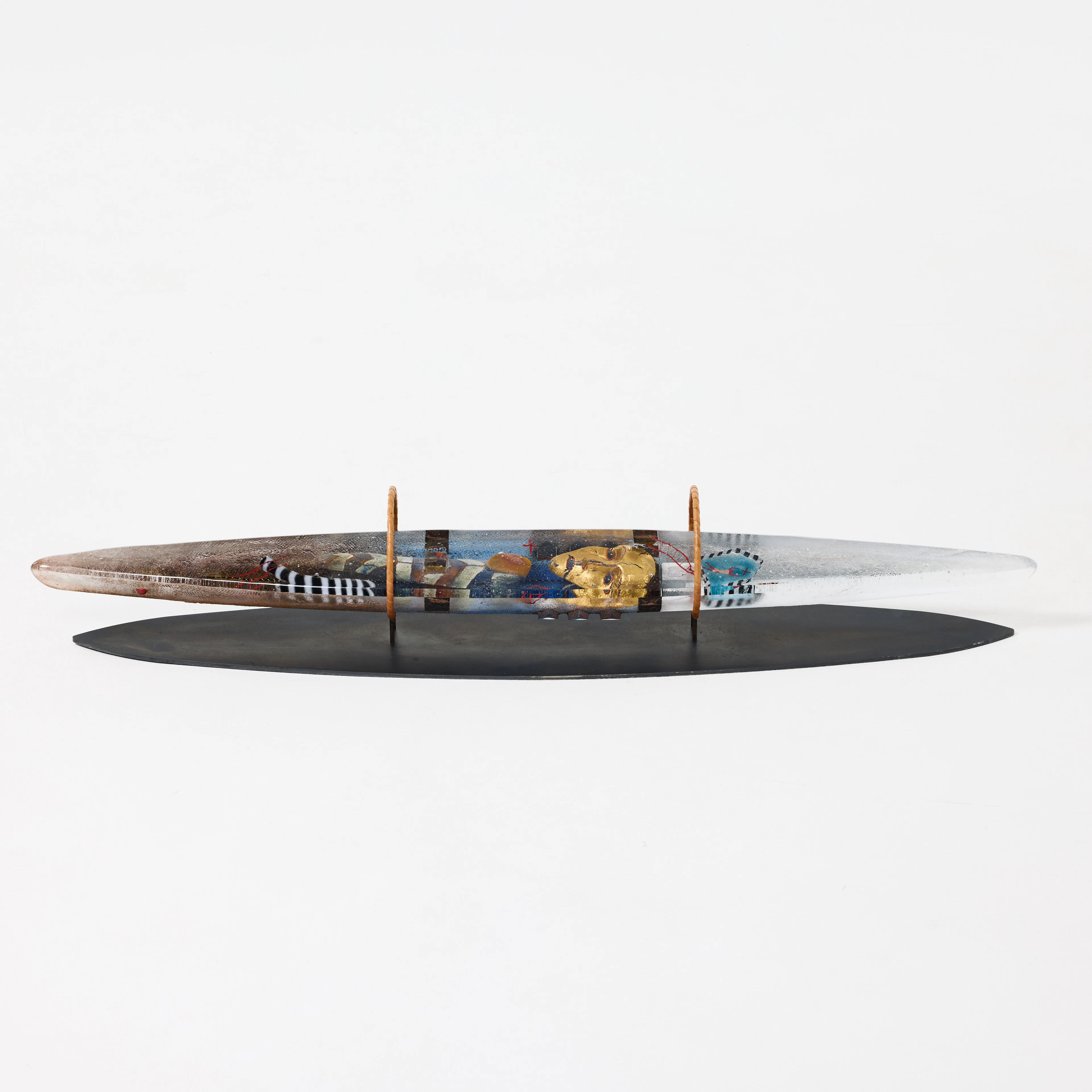 BERTIL VALLIEN. "Boat", skulptur, Kosta 2017, i form av en båt på