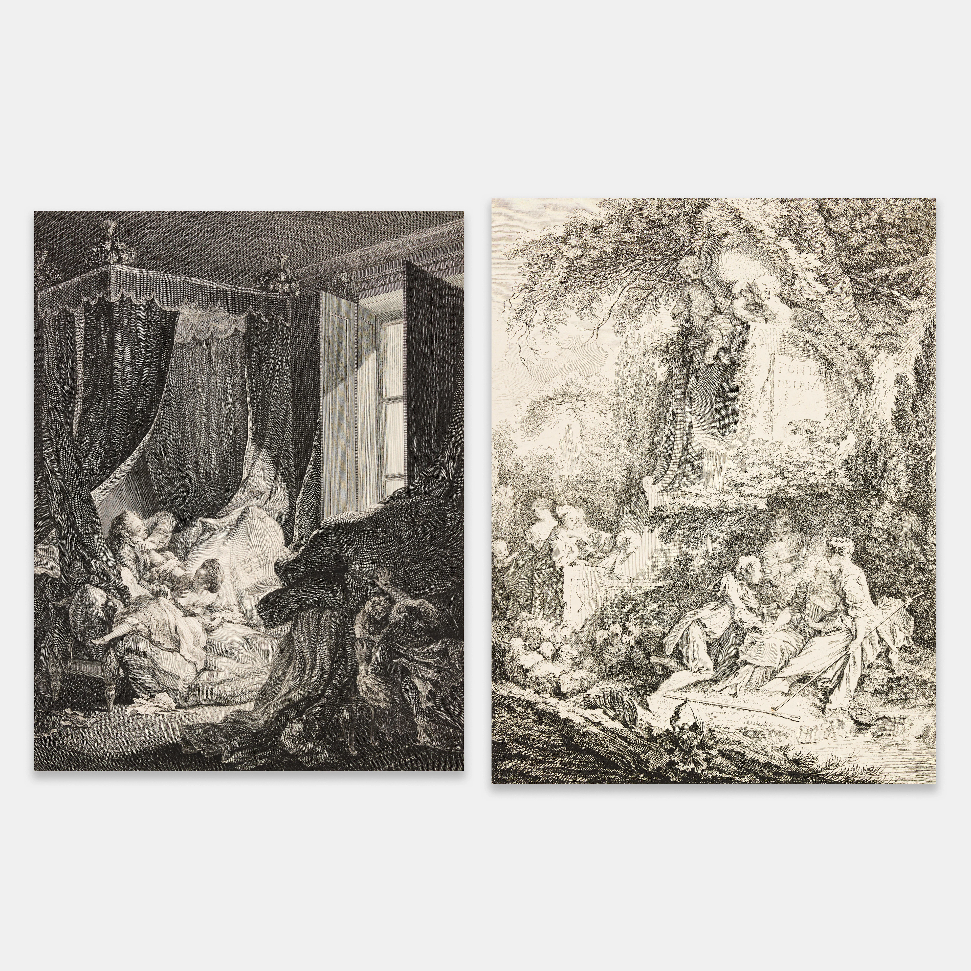 PIERRE-ALEXANDER AVELINE (FRANCE 1679-1722) AFTER FRANÇOIS BOUCHER
