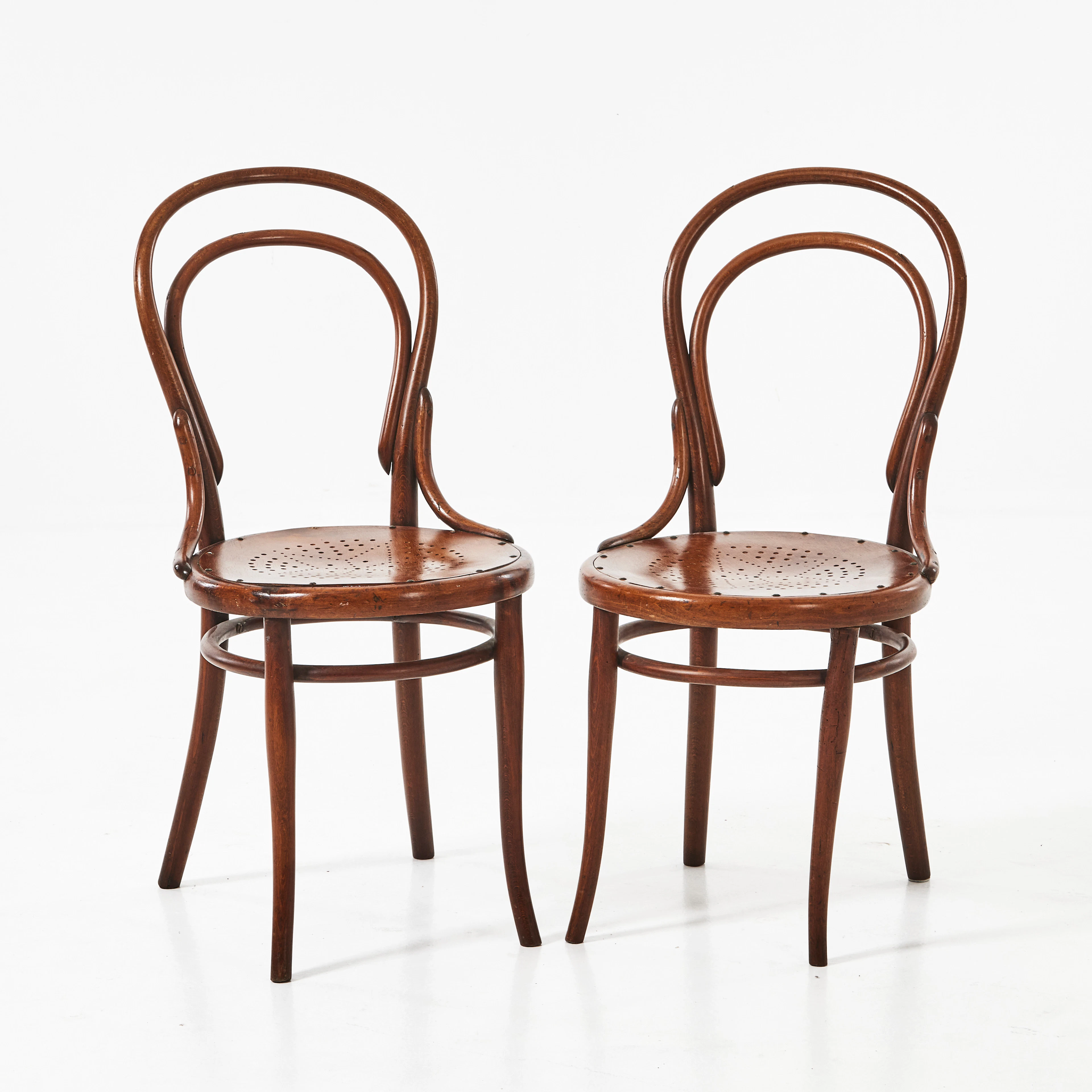 STOLAR, 1 par, Thonet, modell nr. 14, Luterma, Estland, 1900-talets