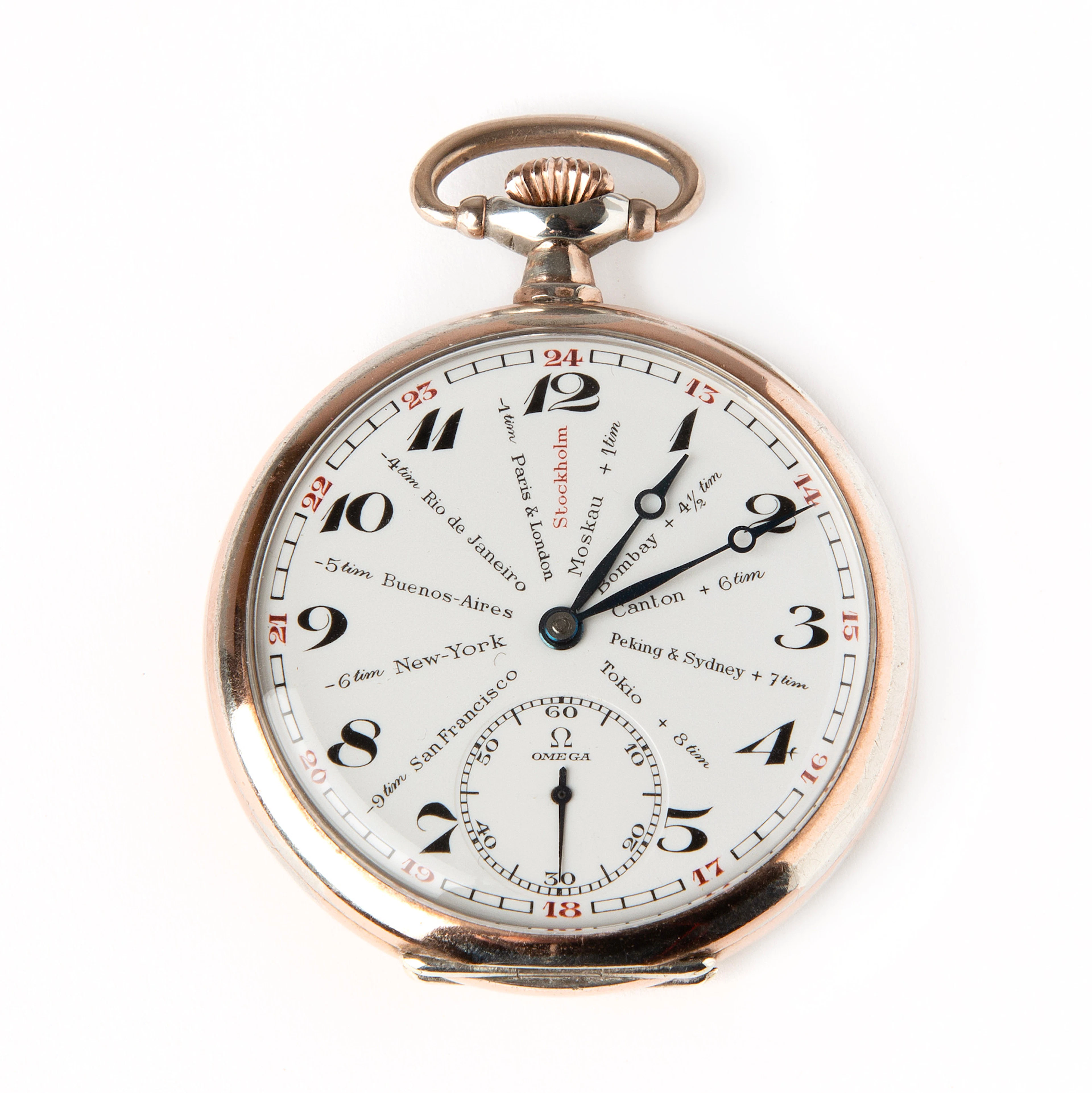 OMEGA, fickur, 50 mm, silver, 1920-tal.