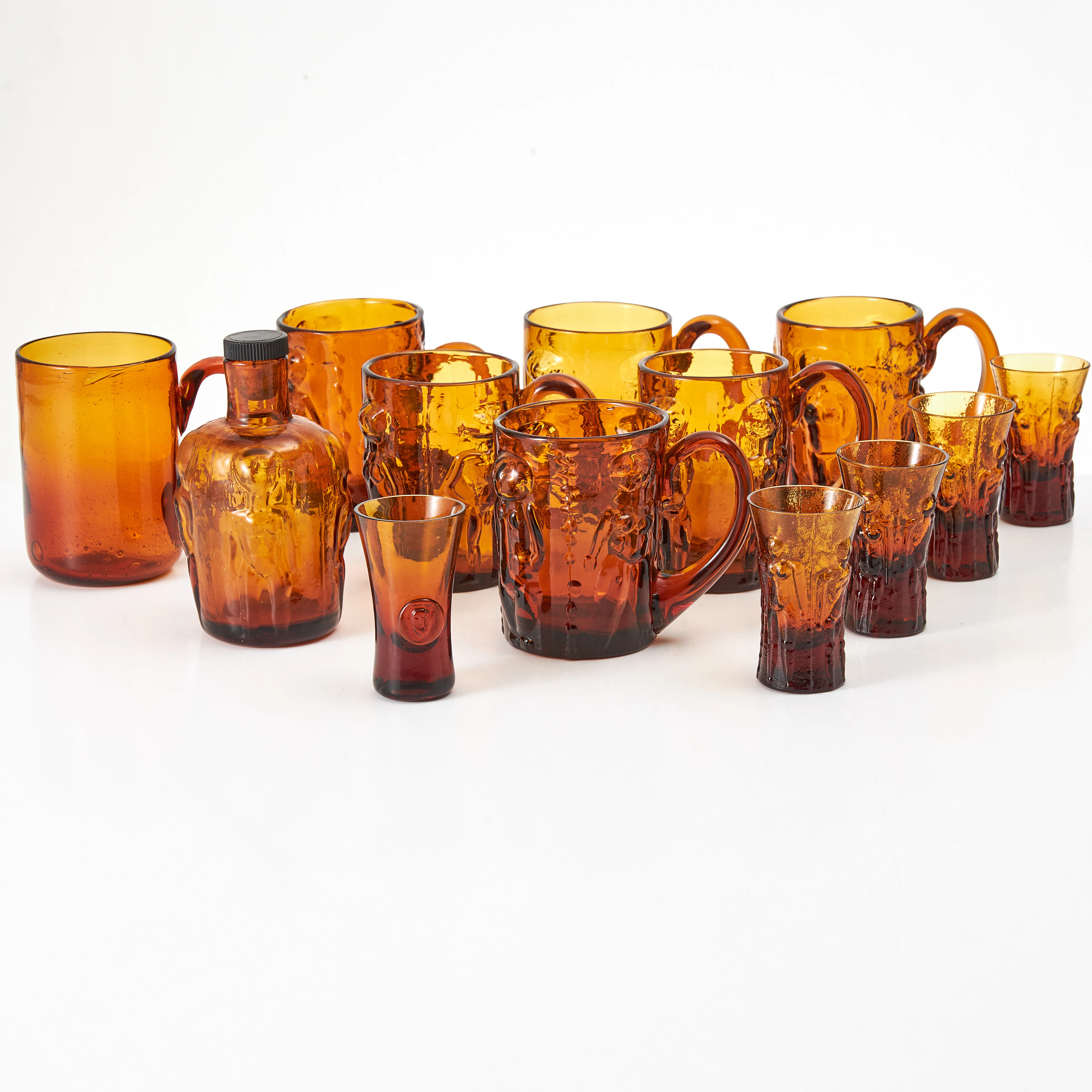 ERIK HÖGLUND. GLAS, 13 delar, 1900-tal, majoriteten modell H 248.