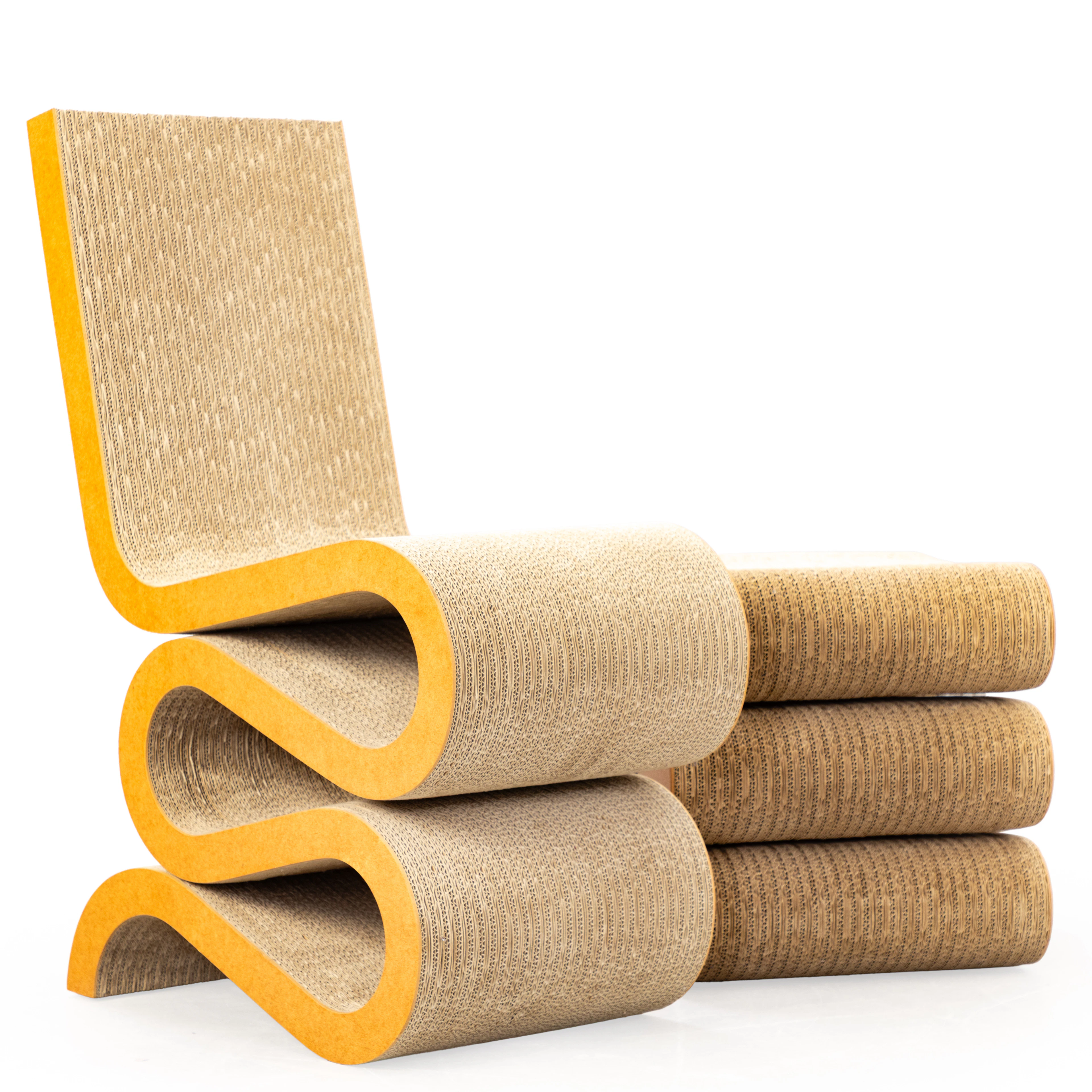 Frank O. Gehry, VITRA, Stuhl 'Wiggle Side Chair', und 'Wiggle Side