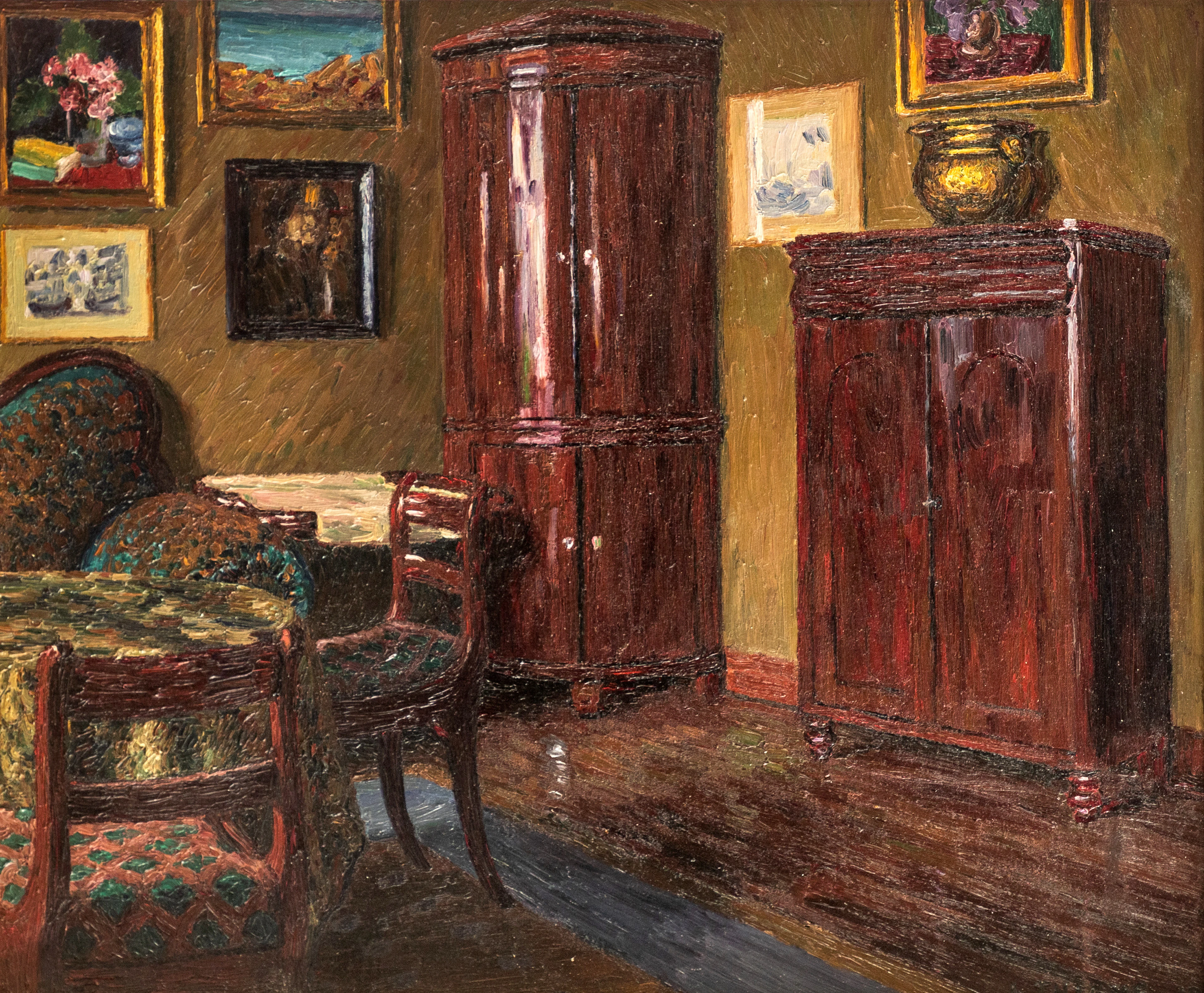 LEOPOLD THIEME (1880-1963). Interieur.