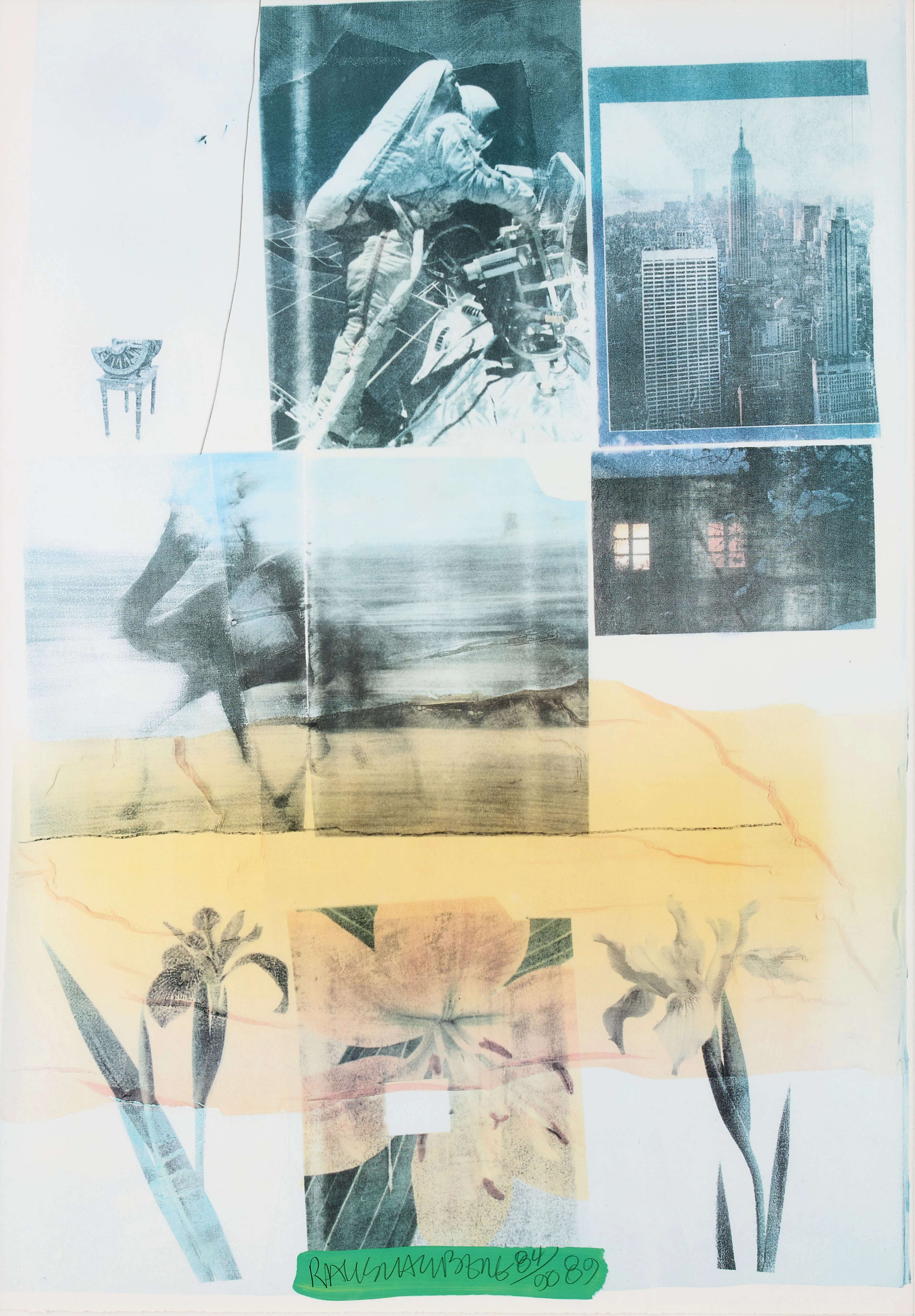 ROBERT RAUSCHENBERG. "L'autre monde".
