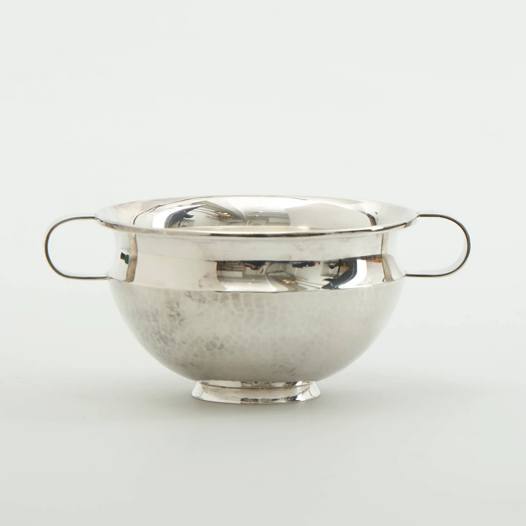 TAPIO WIRKKALA. Sockerskål, 830 silver, Kultakeskus, Tavastehus 1980.