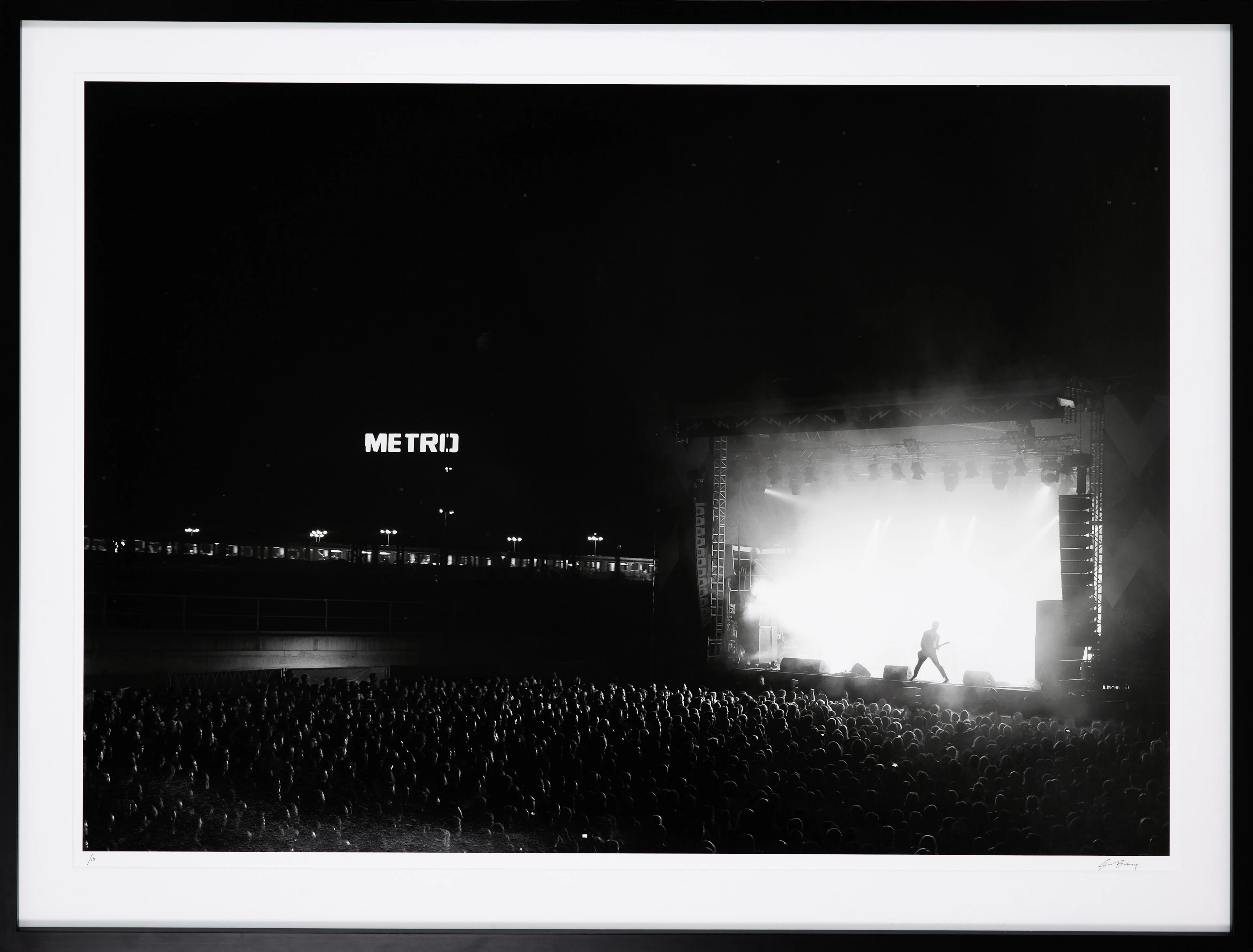 GÖRAN BROBERG. "The Berlin train", Tyskland, 2015, fine art print.