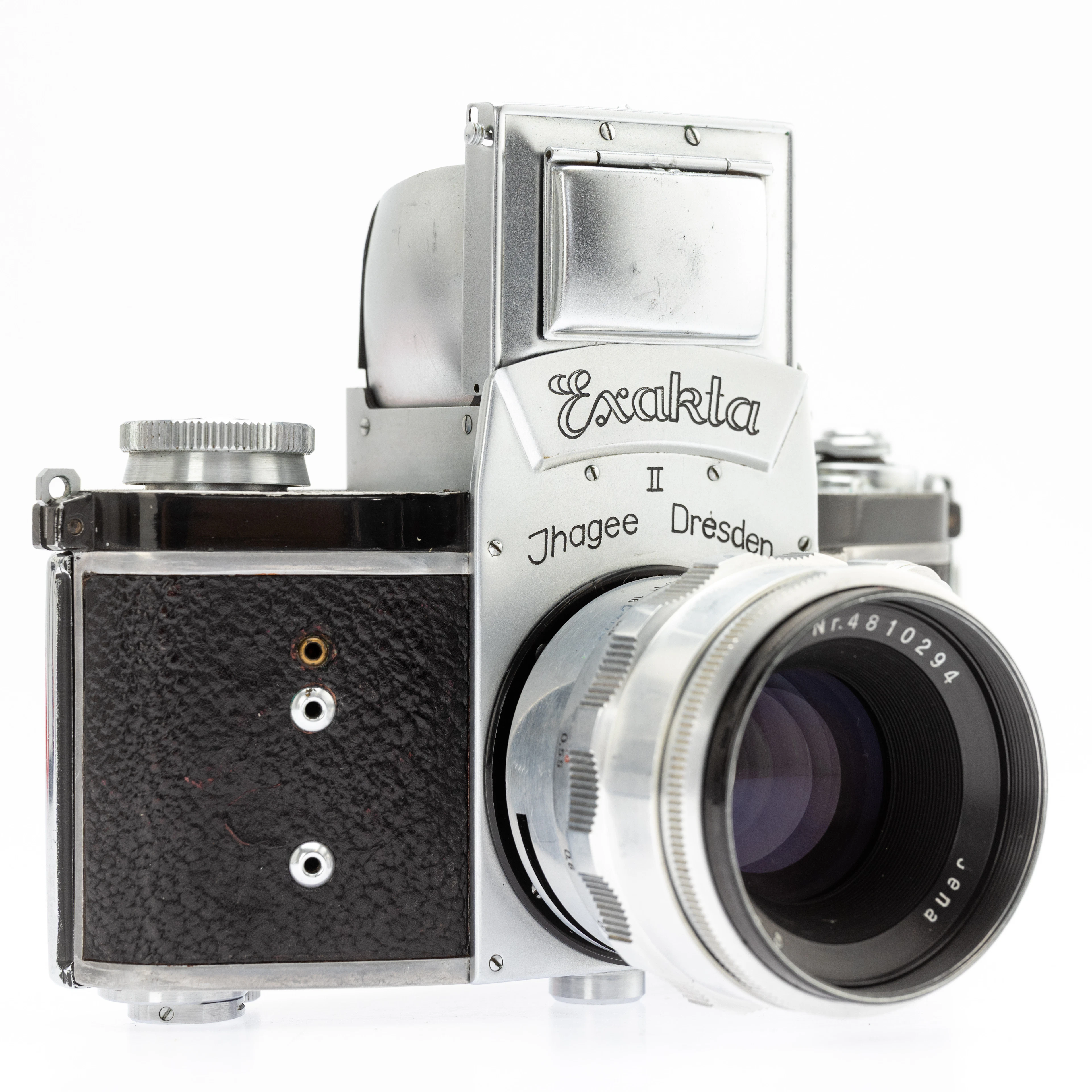 Ihagee Exakta II, 35mm Spiegelreflexkamera aus Dresden (SN 655542)