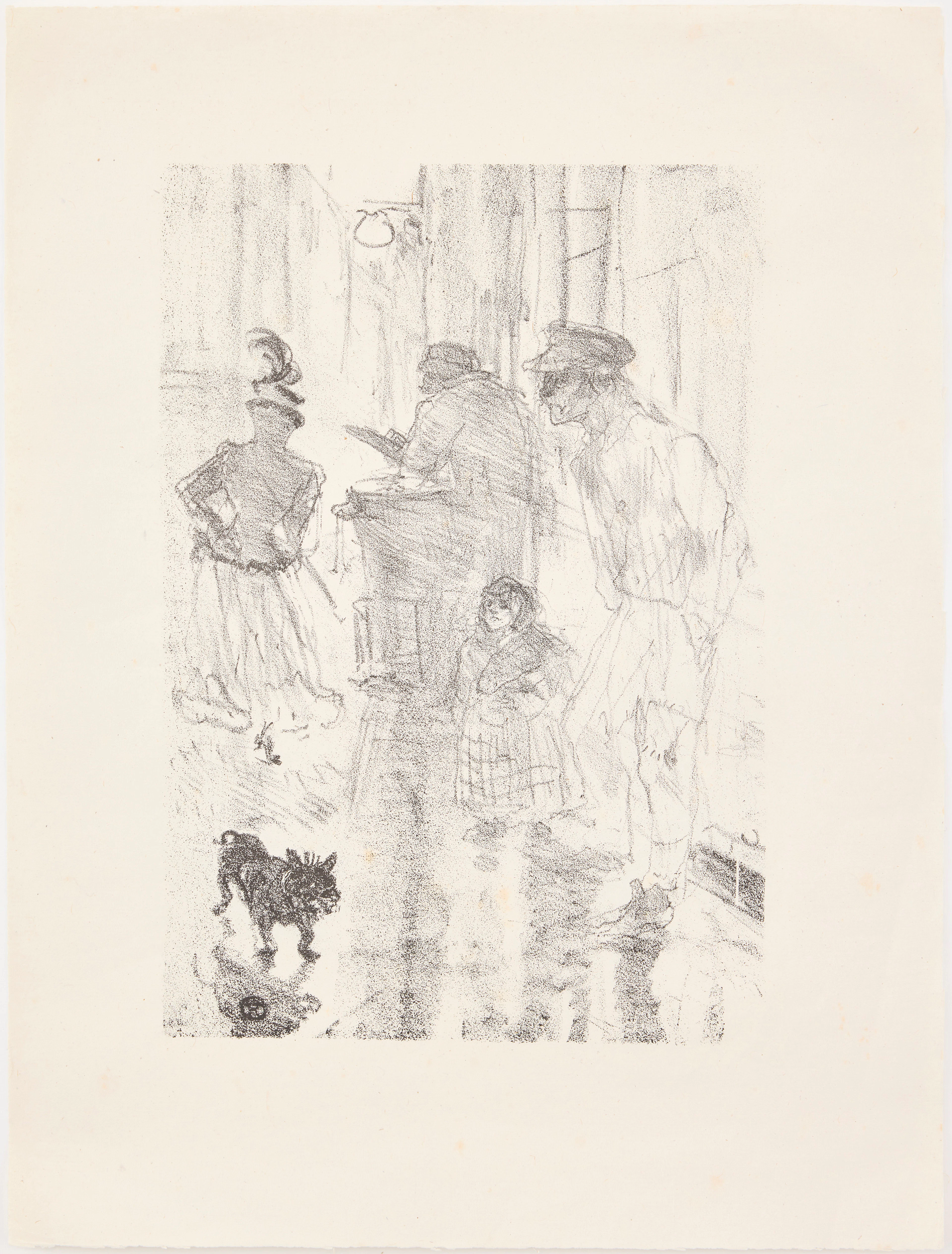 HENRI DE TOULOUSE-LAUTREC. " Le Marchand de marrons".
