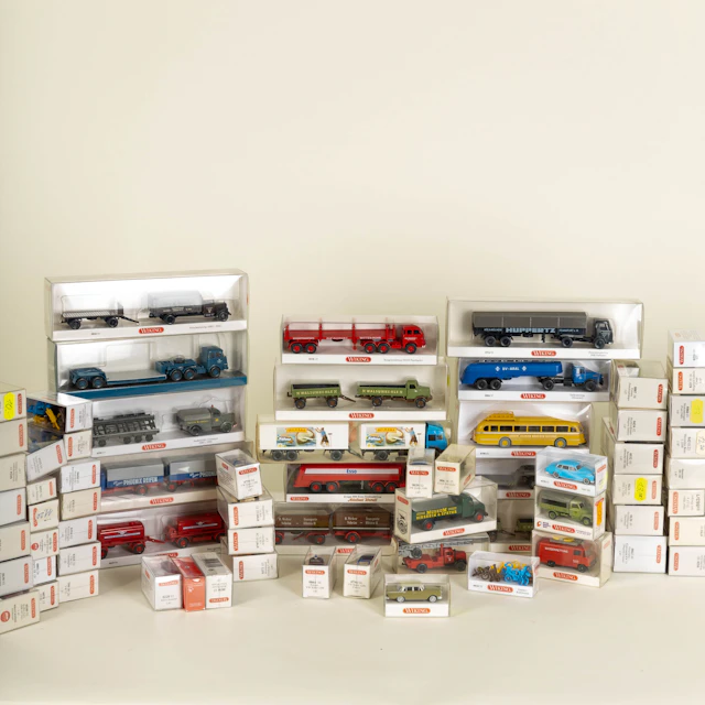WIKING MODELLBAU. Große Sammlung Automodelle, Lüdenscheid (ca. 99 Modelle).