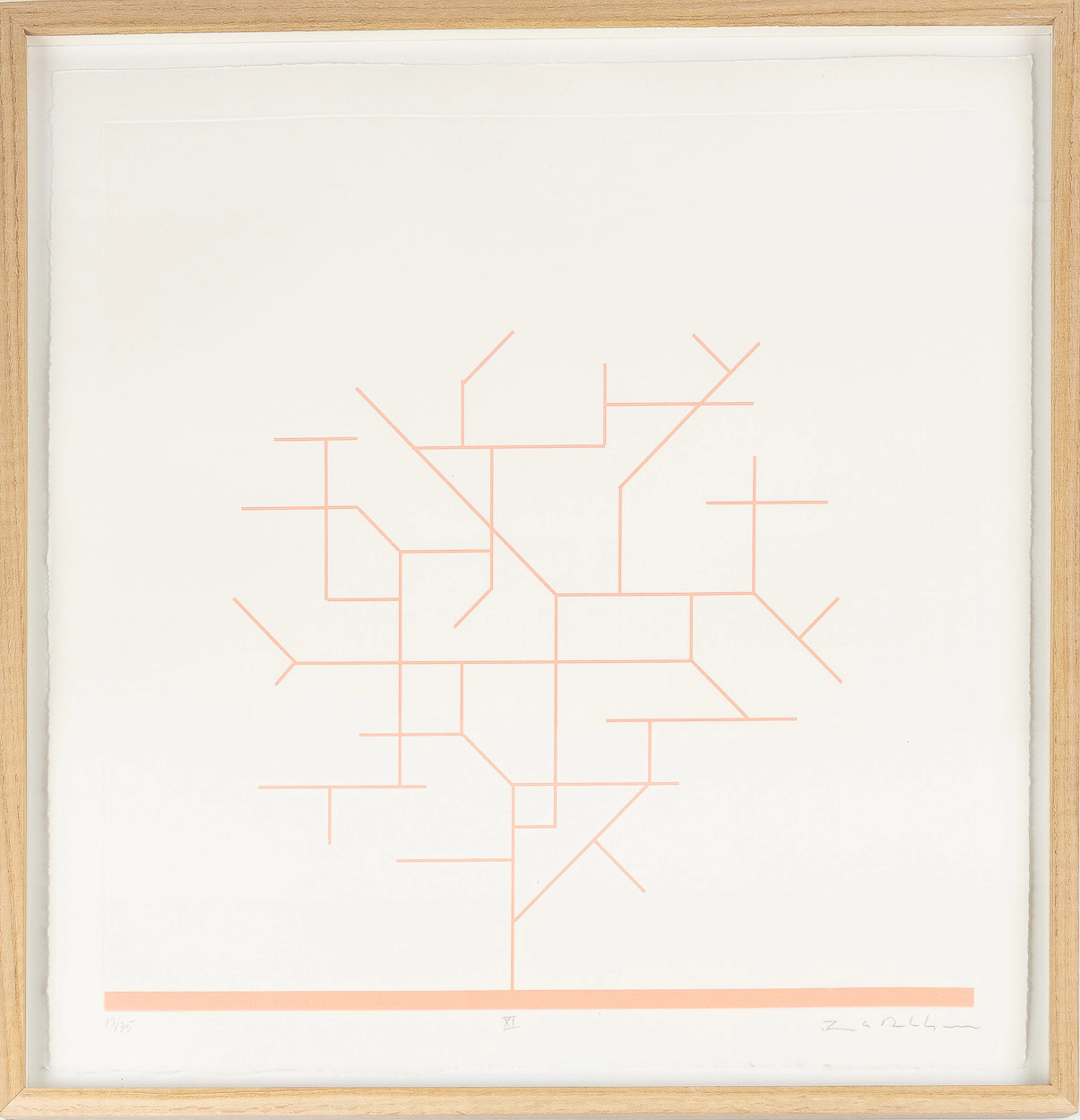 JACOB DAHLGREN (FÖDD 1970). "Construction a New World", XI, etsning, ram i ek.