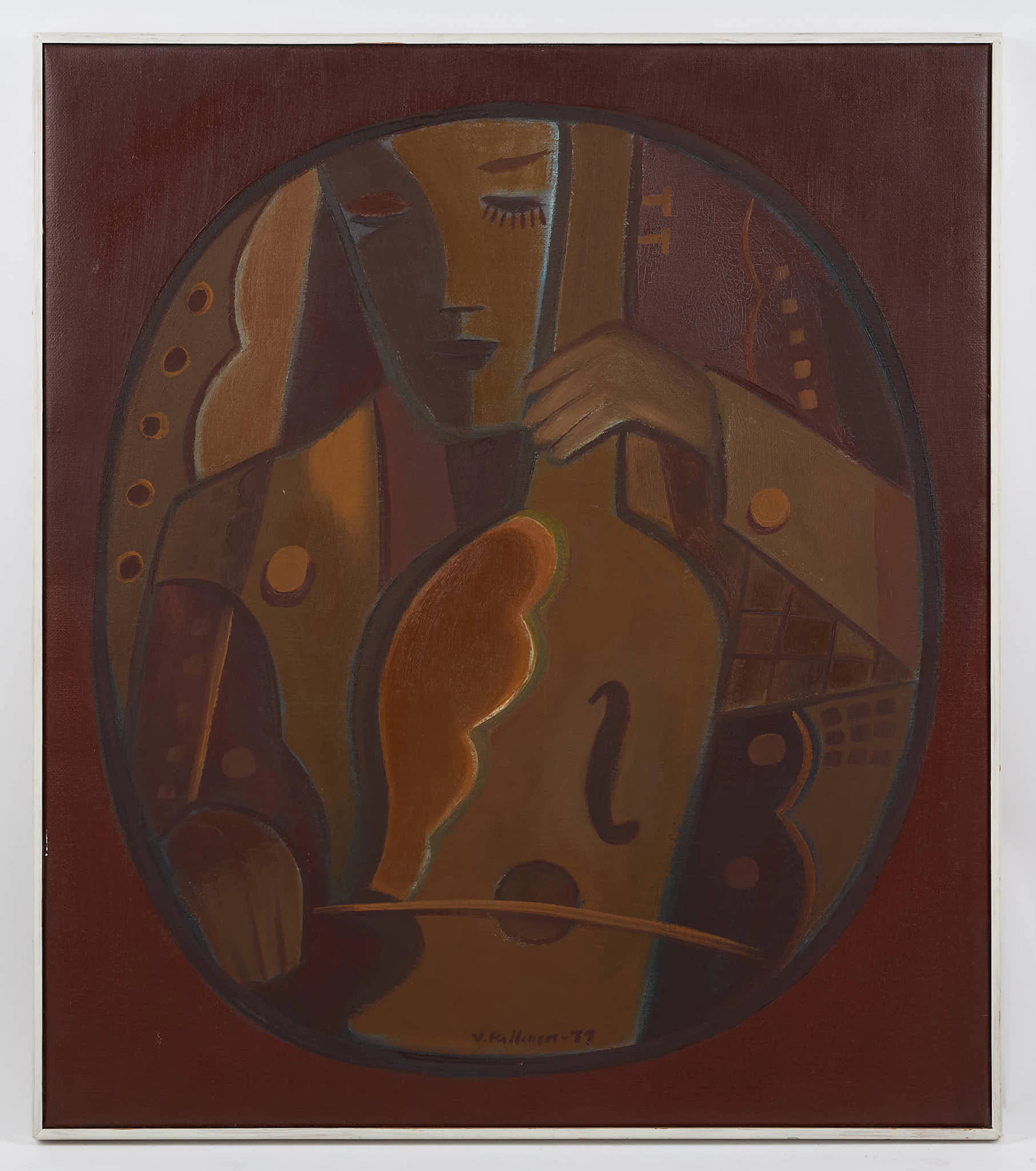 VEIKKO KALLINEN (1935-2023). "Sellisten", signerad samt daterad -79