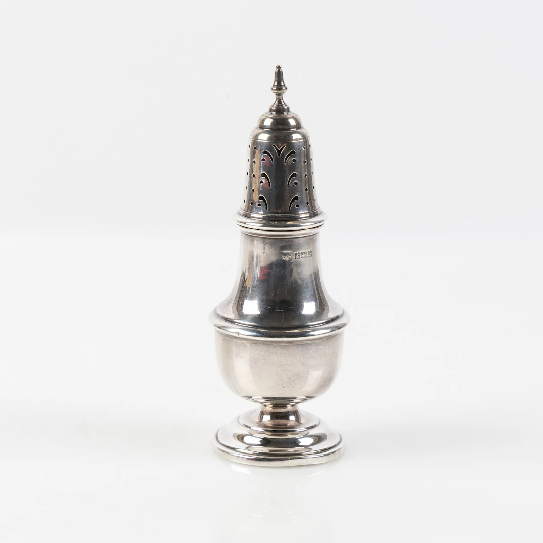 SOCKERSTRÖARE, sterlingsilver, Barker Ellis Silver Co, Birmingham 1966.