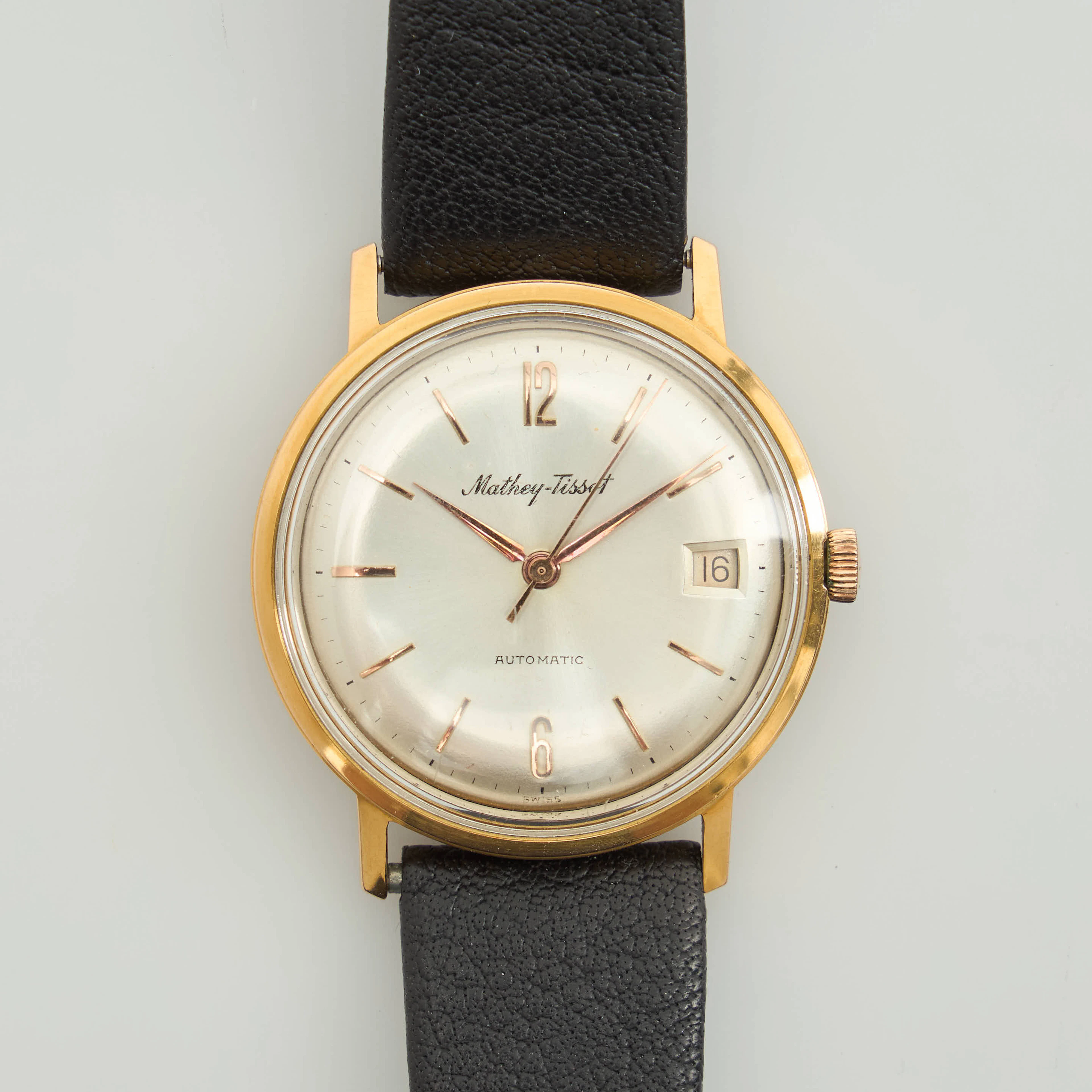 MATHEY-TISSOT, armbandsur, automatisk, cal. 1700/01, 34 mm, ca 1960-tal.