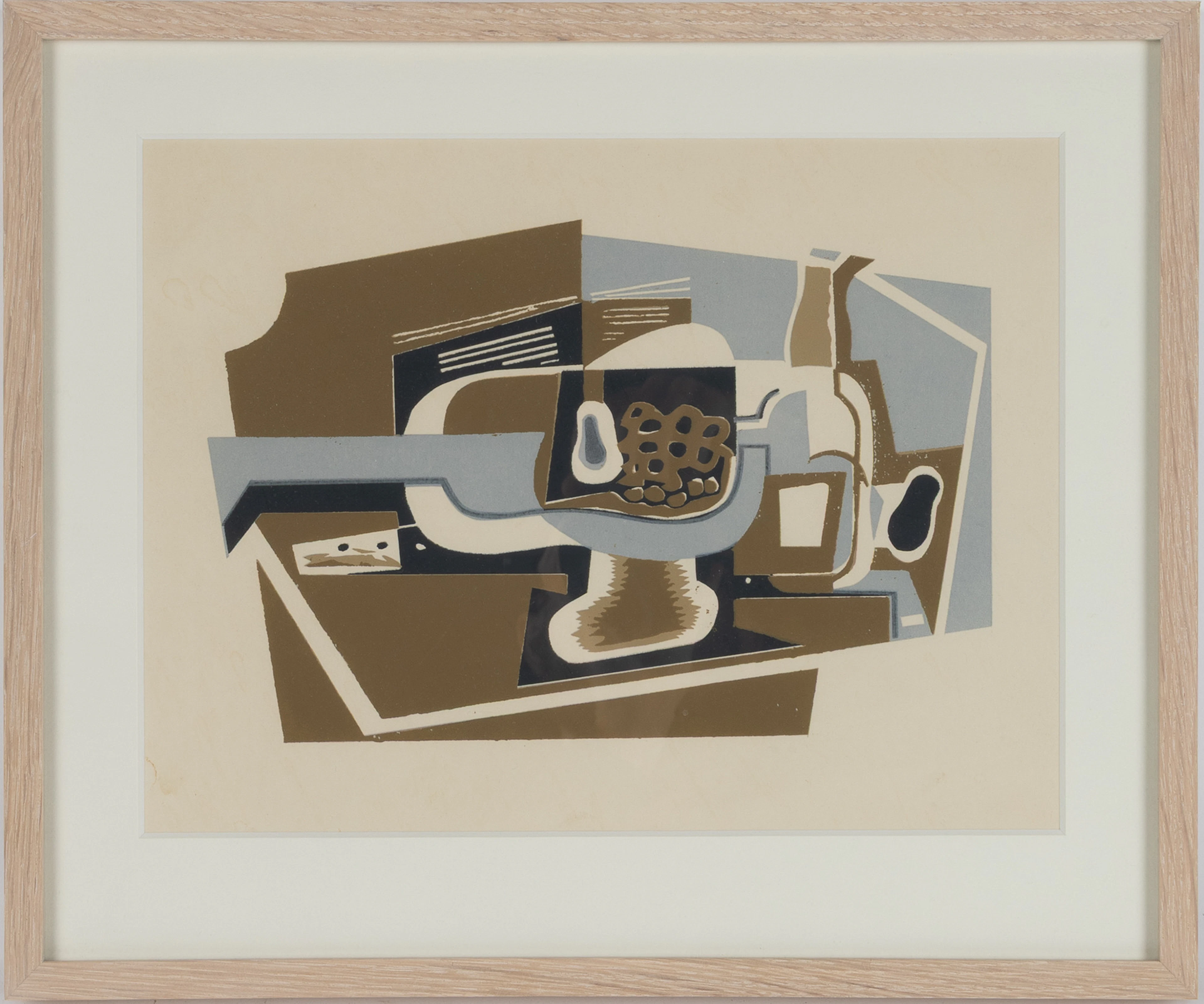 JUAN GRIS (SPANIEN (1887-1927). EFTER. "Nature morte", (1922), grafiskt blad.