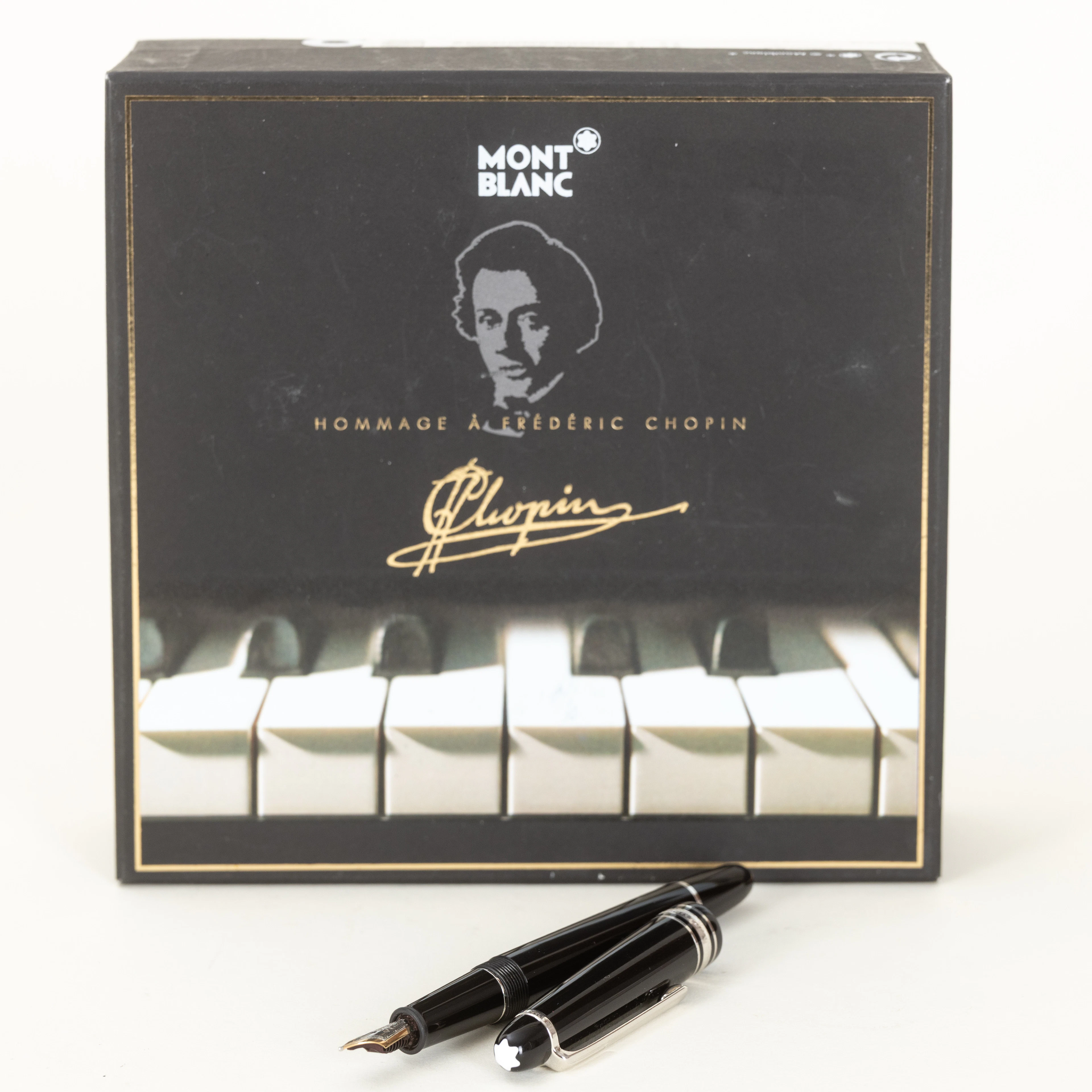 MONTBLANC. Füllfederhalter Meisterstück Pix, „Hommage und Frederic Chopin“.