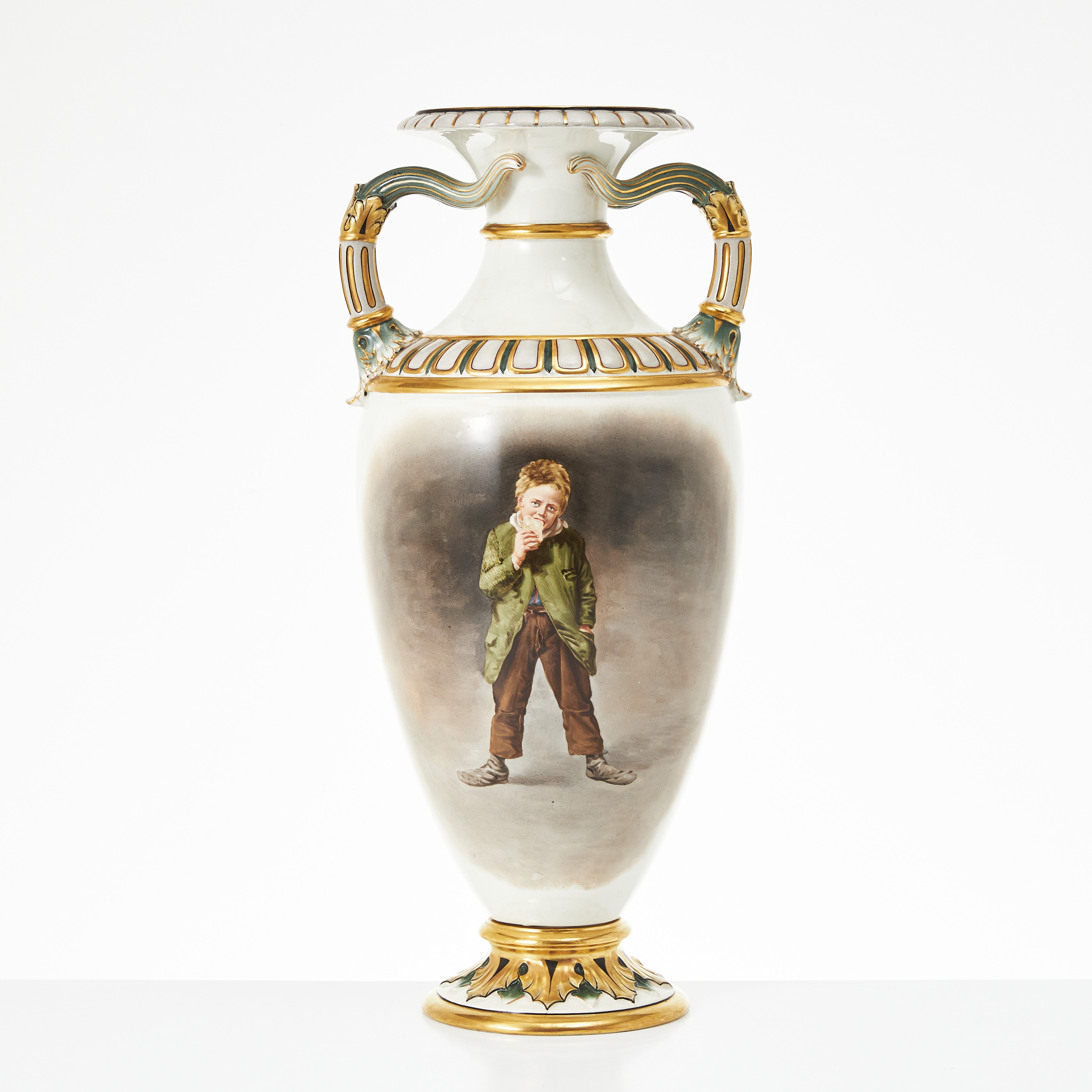 RÖRSTRAND (etabl. 1726), prakturna, Oscariansk, flintgods, 1870-tal