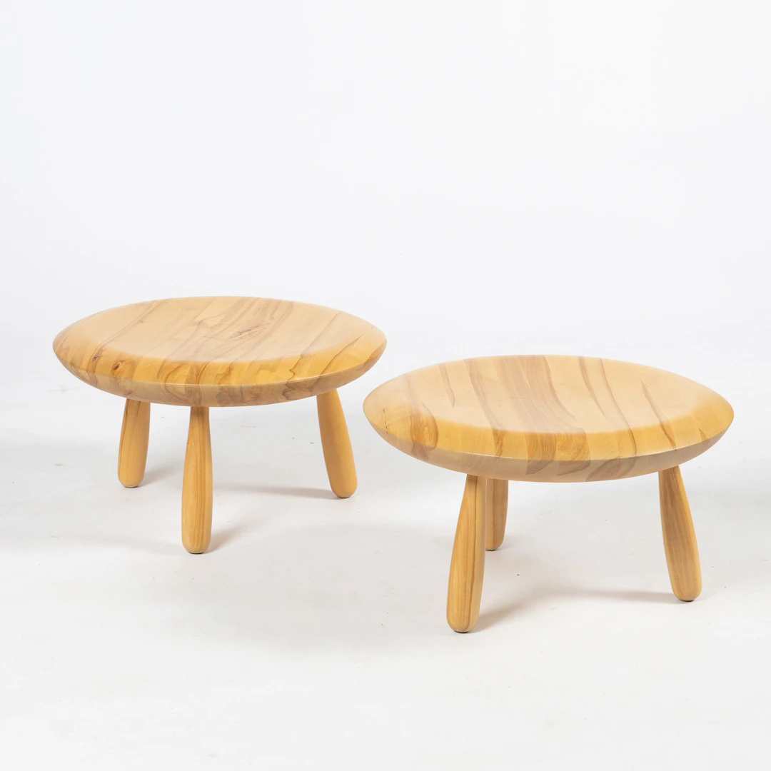 CHRISTIAN HALLERÖD. Pallar, ett par, "Karl Johan", IKEA PS, 2000-tal.