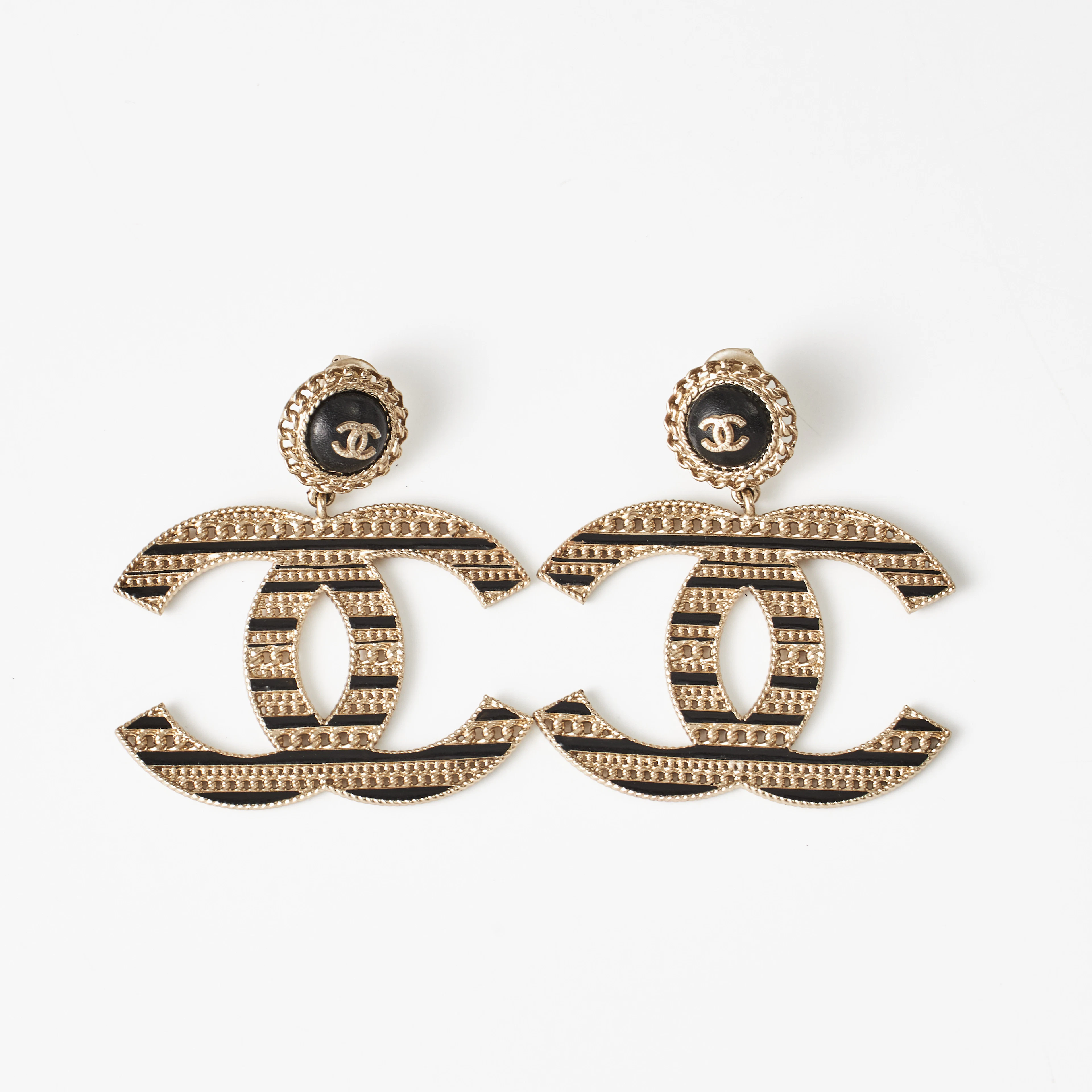 CHANEL, örhängen/clips, 1 par, 2020.