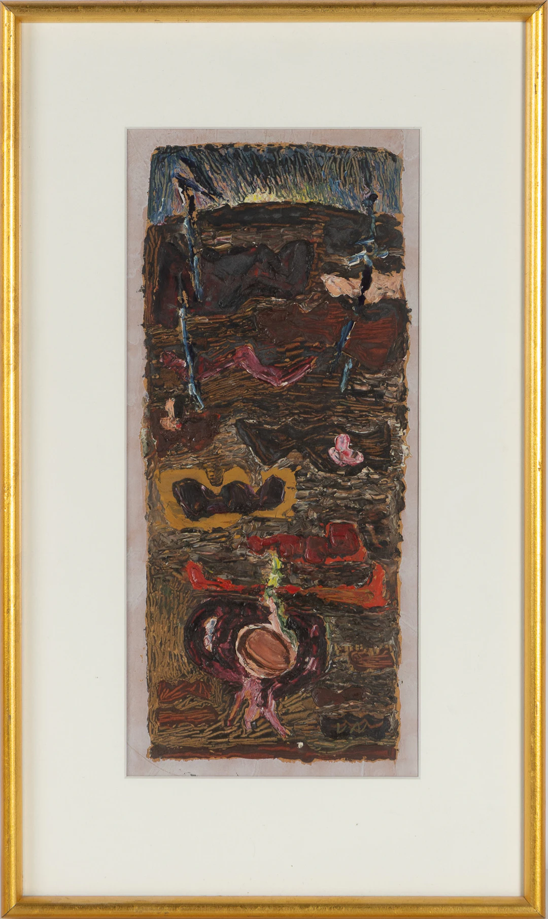 VERA NILSSON. (Jönköping 1888-1979 Stockholm). Komposition.