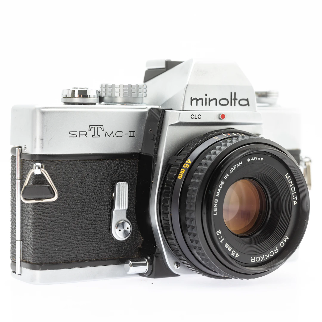 Minolta SR T MC-II (SN 9060862) mit Minolta Lens MD Rokkor 1:2/45mm
