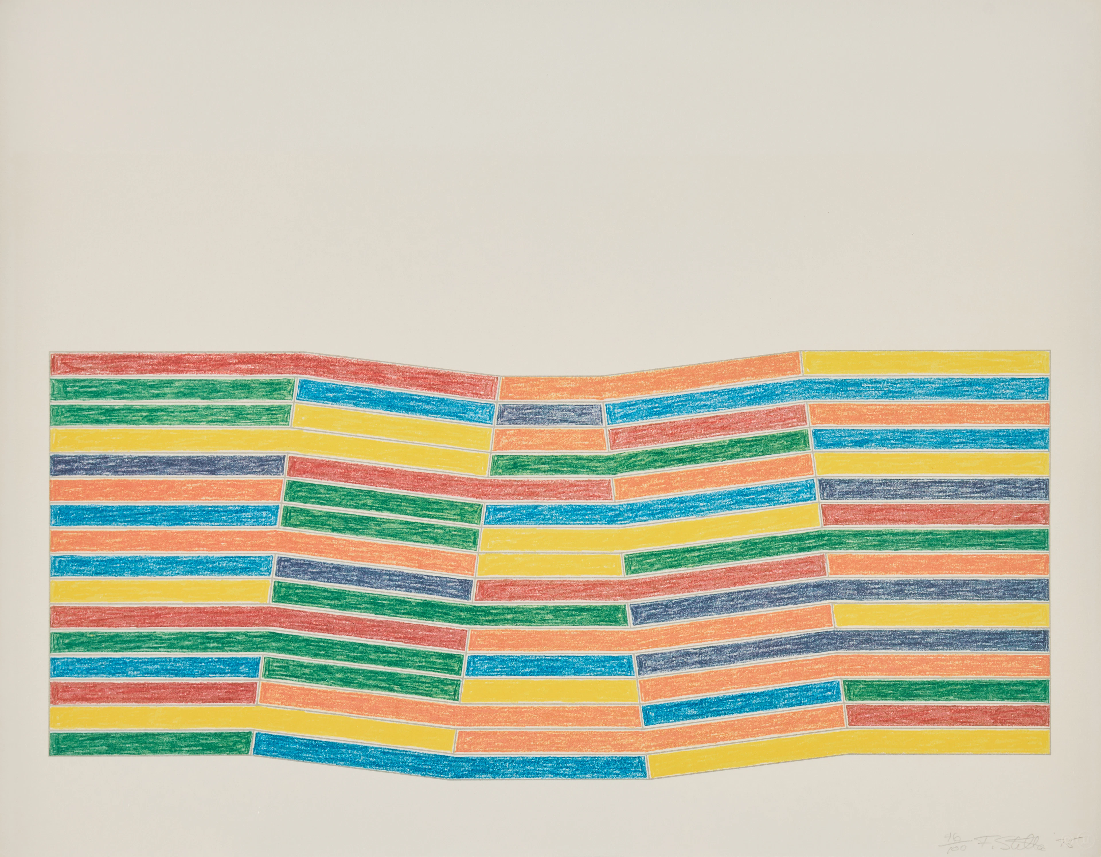 FRANK STELLA. "Furg" ur "Merce Cunningham portfolio".