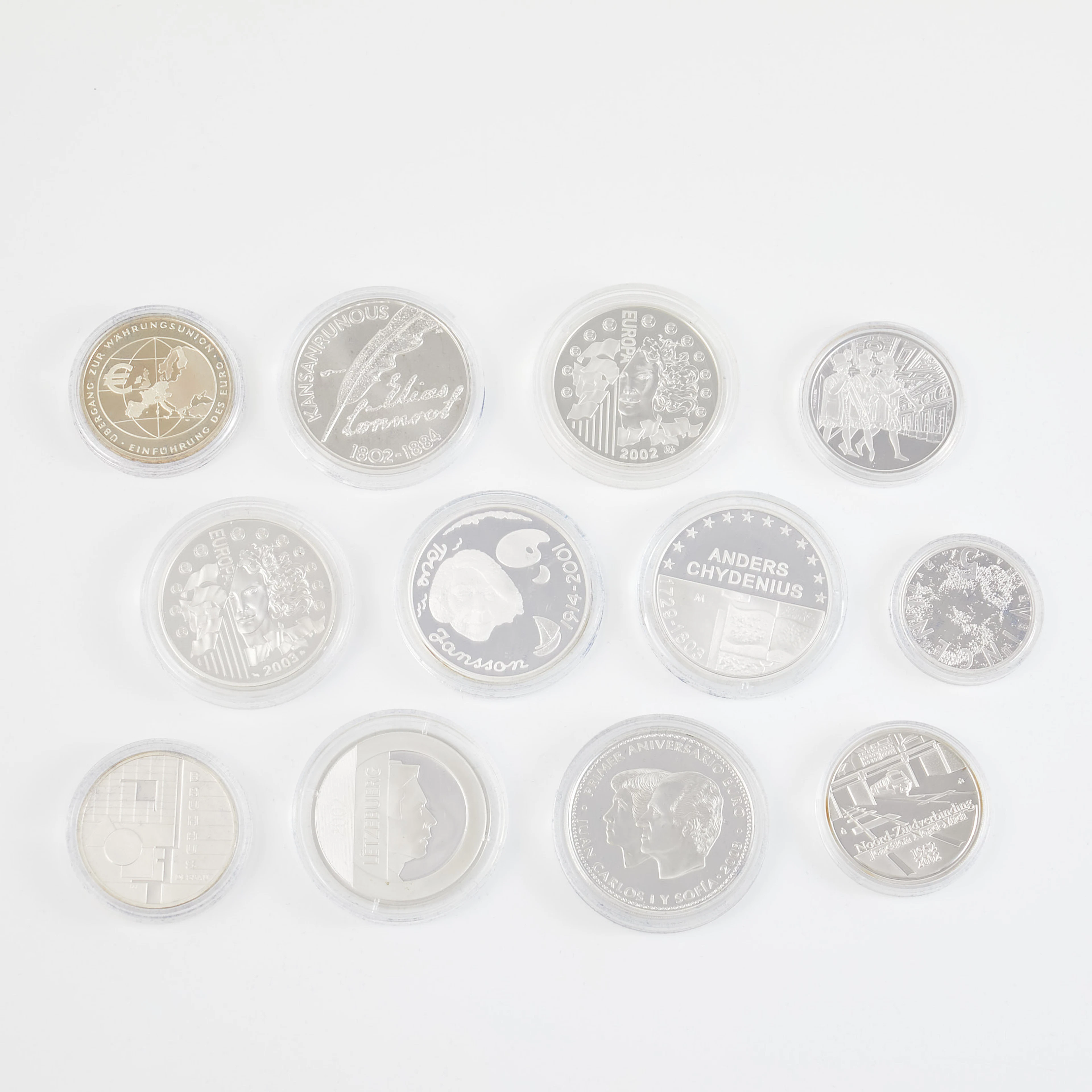MINNESMYNT, 19 st, 925/1000 silver, Europas Minnesmynt - den första