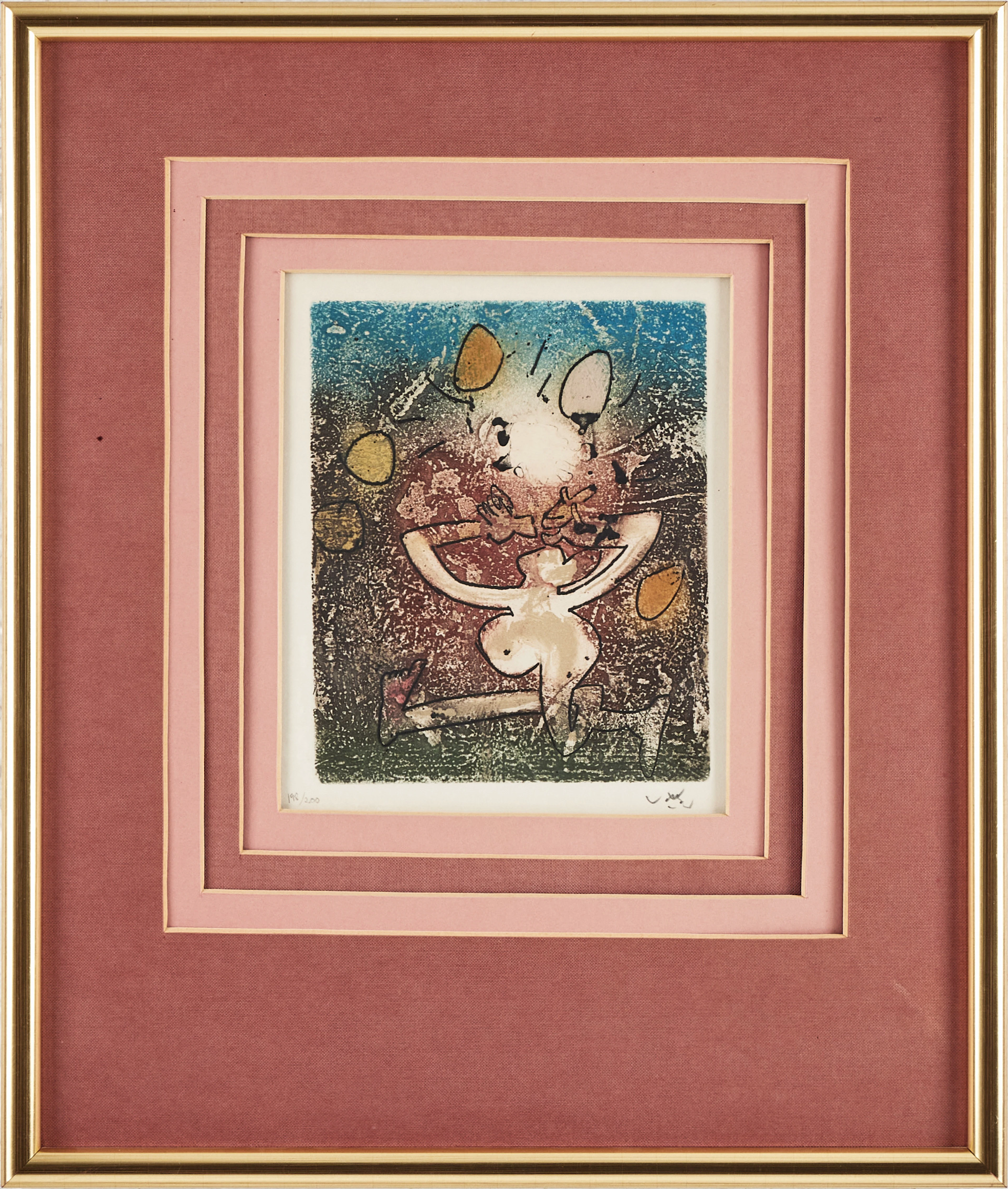 ROBERTO MATTA (CHILE, 1911-2002). ur "L'œuvre Gravé" färgetsning