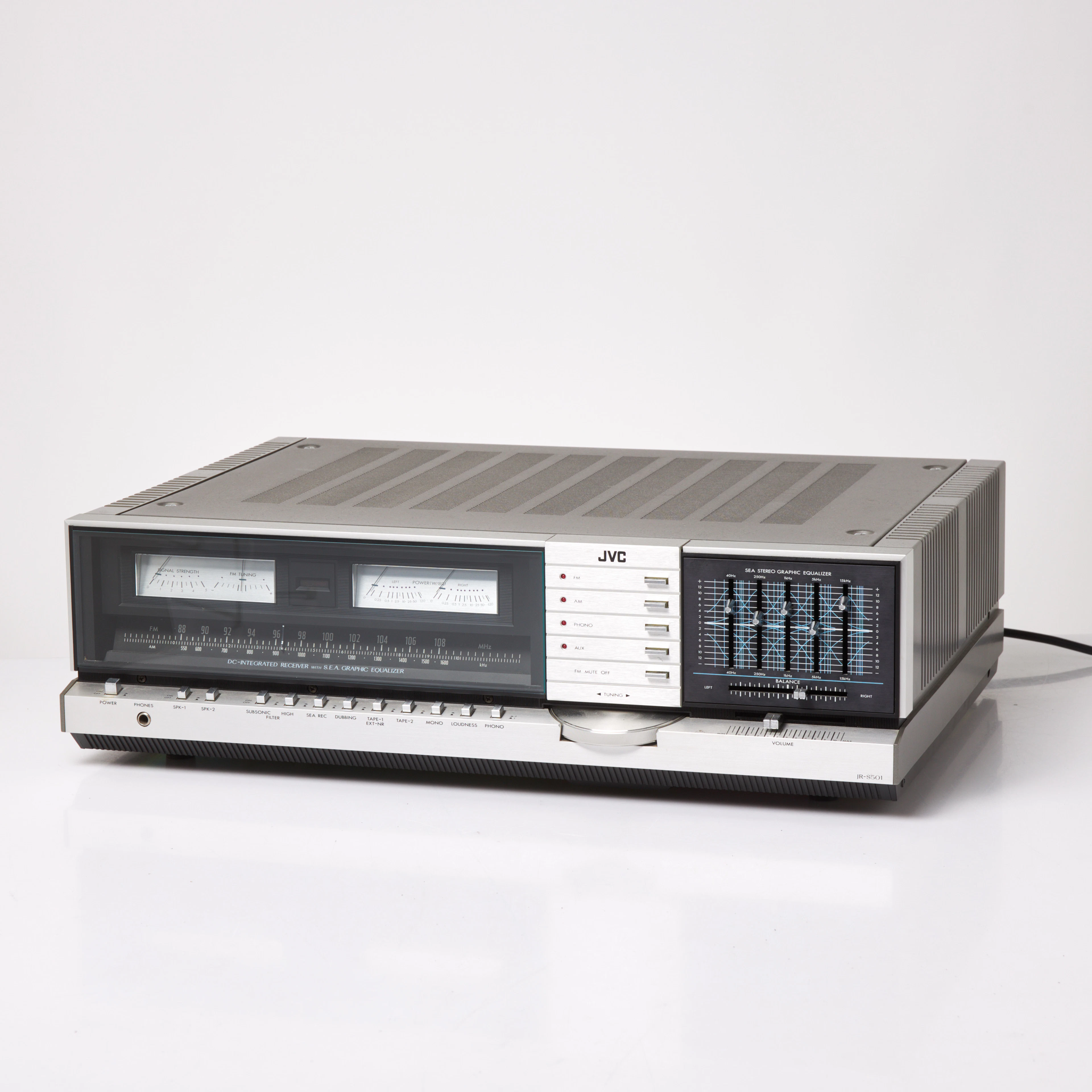 JVC, JR-S501 DC Integrated Receiver, Made in Japan, ca 1978.