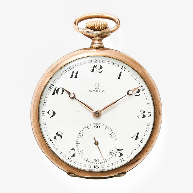OMEGA, fickur, 49,5 mm, silver, ca 1950.