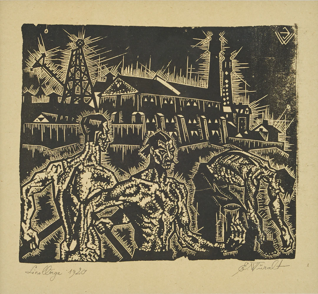 EDUARD WIIRALT. "Töölised" (Workers).