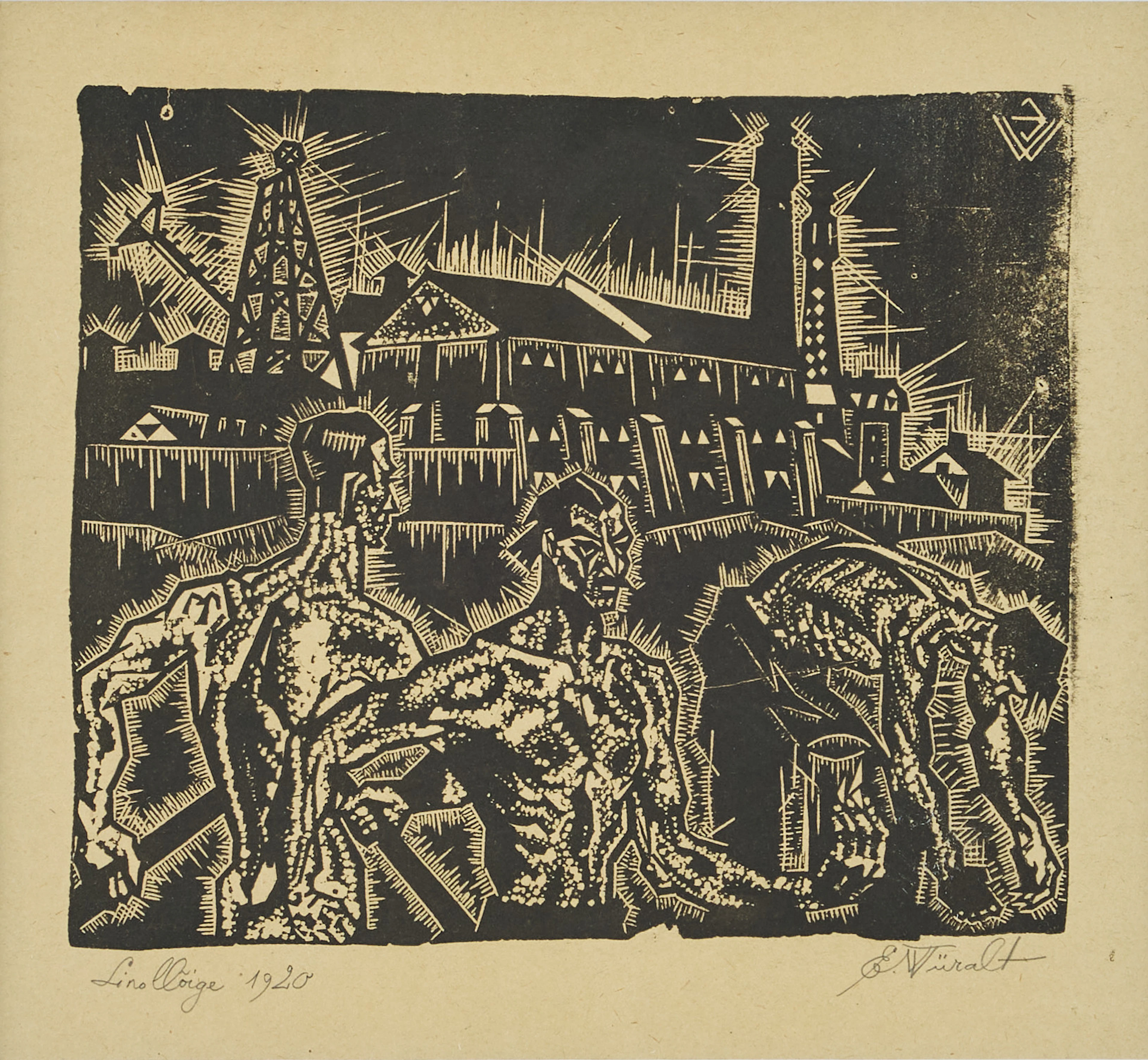 EDUARD WIIRALT. "Töölised" (Workers).