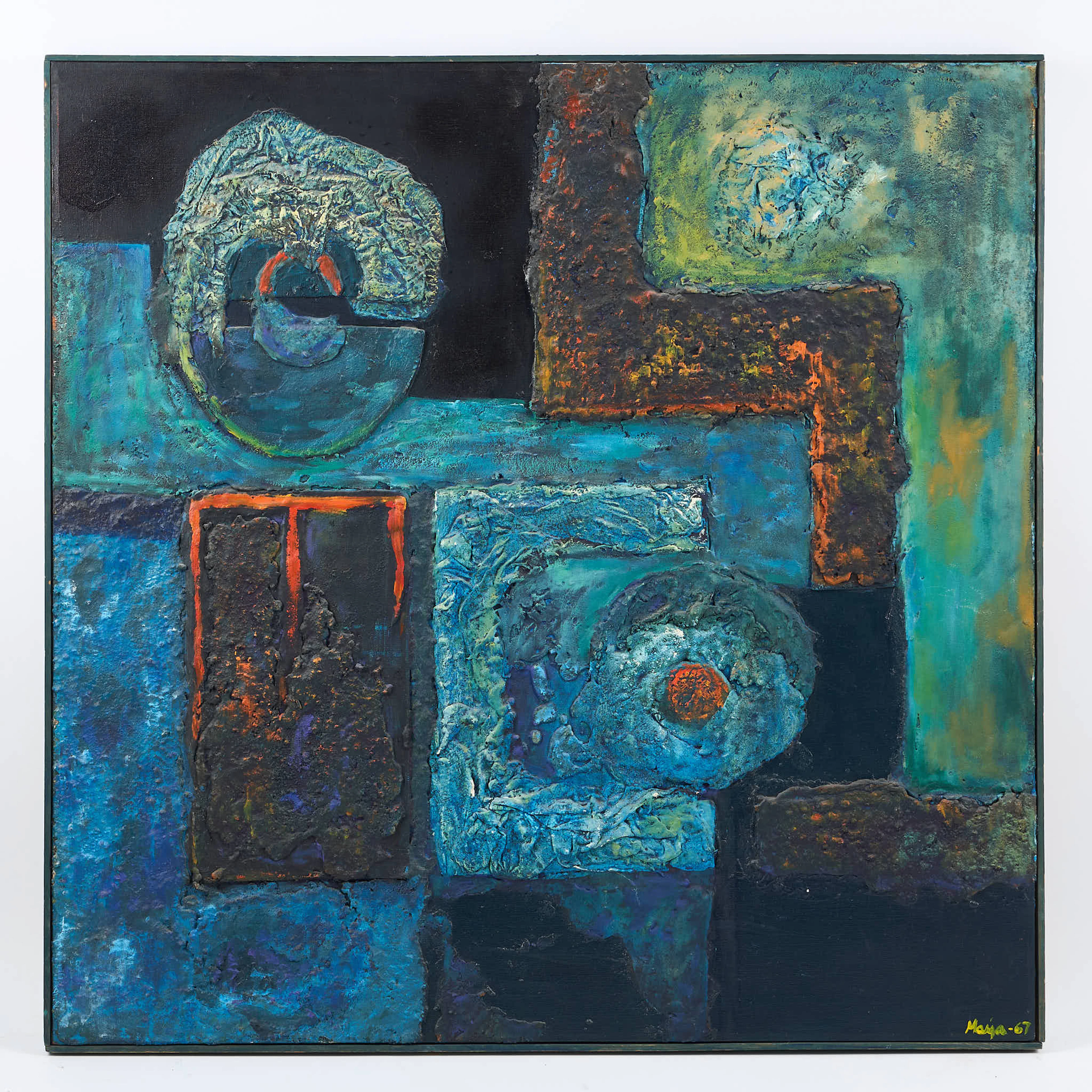 MARJA LIANKO-ROBERTS. "Oil painting II", signerad samt daterad -67