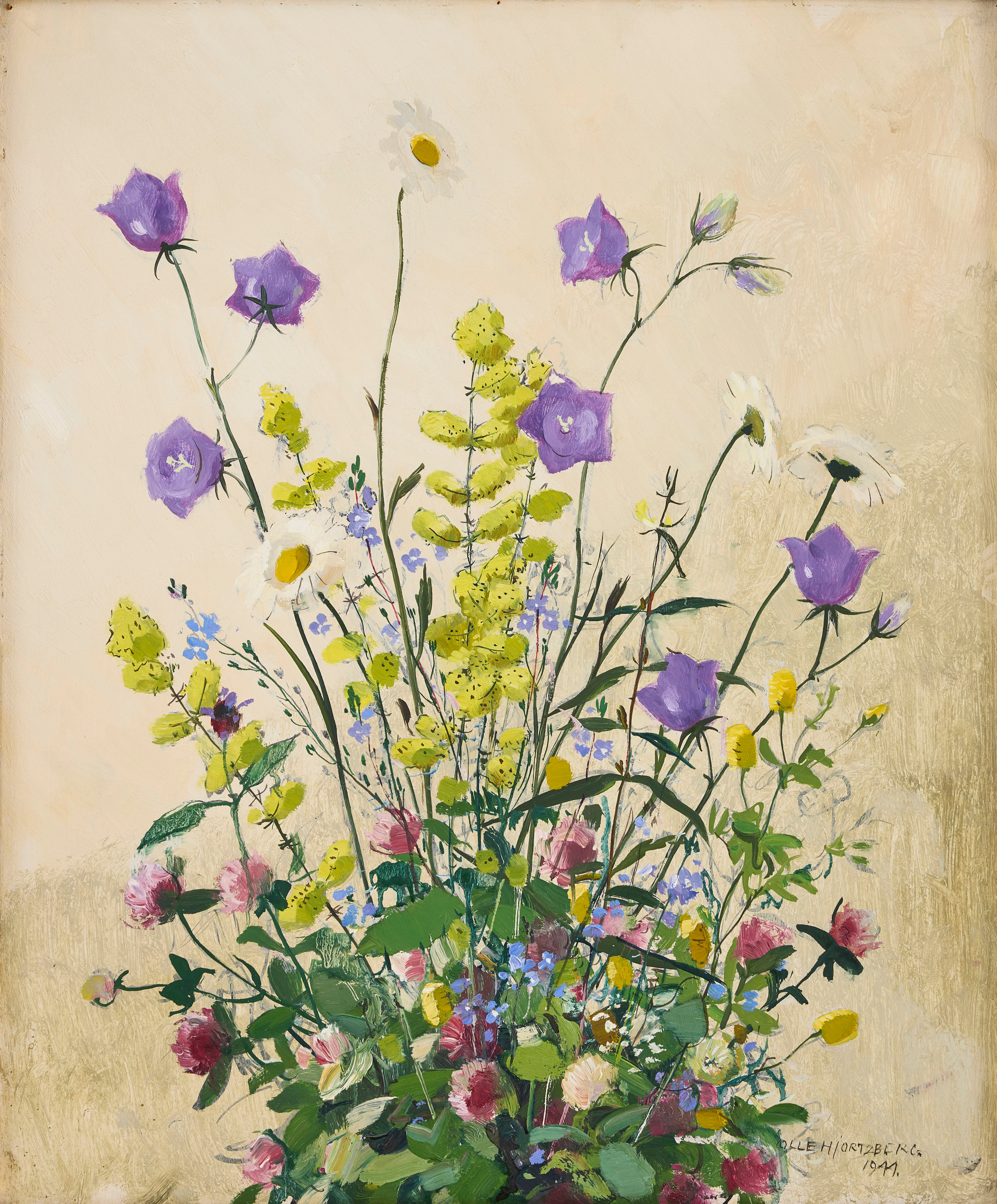 OLLE HJORTZBERG. Ängsblommor.