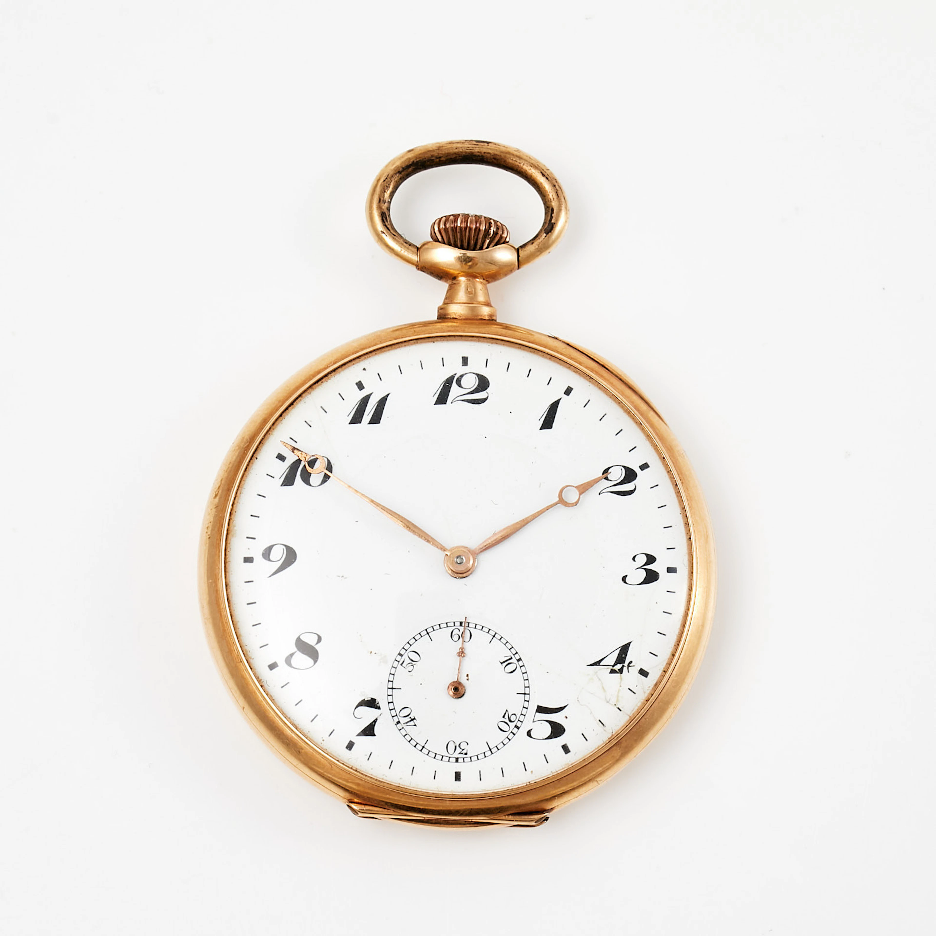 FICKUR, yttre boett i 14 k guld, inre boettlock metall, 47,5 mm, omkring