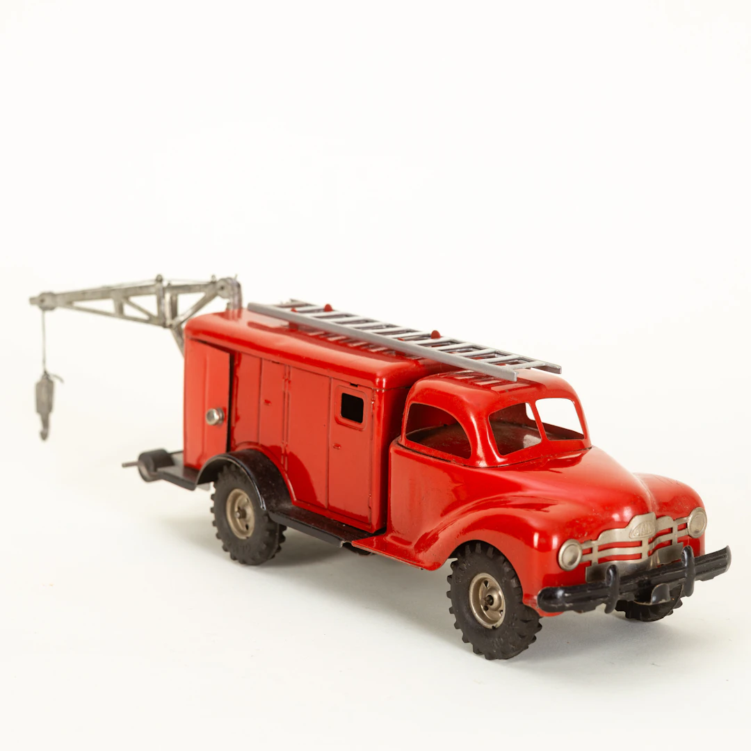 GAMA, Opel Blitz Feuerwehr Rüstwagen mit Kran '265', Deutschland, 1950er Jahre.