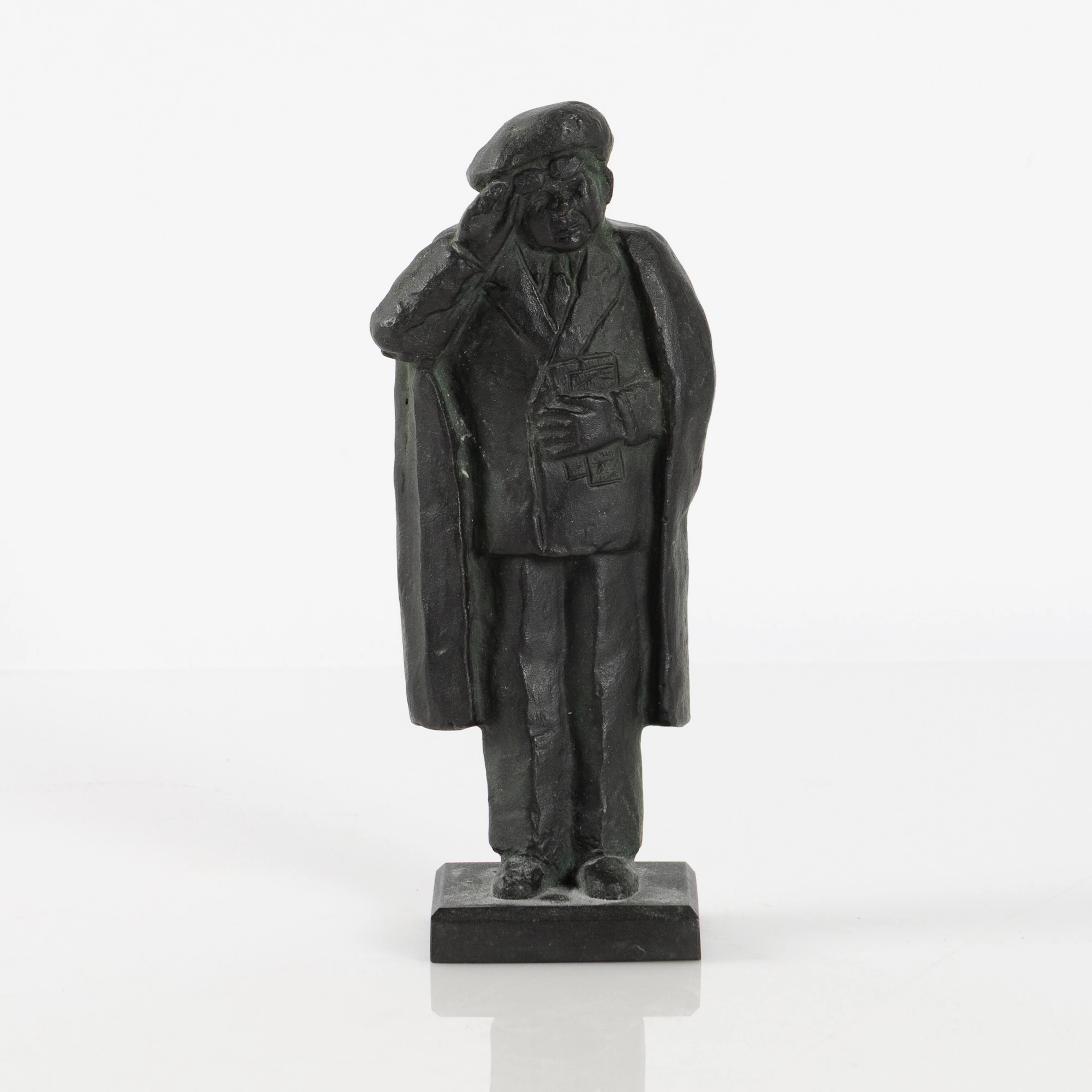 KARL GÖTE BEJEMARK (1922-2000). Skulptur, föreställande Evert Taube
