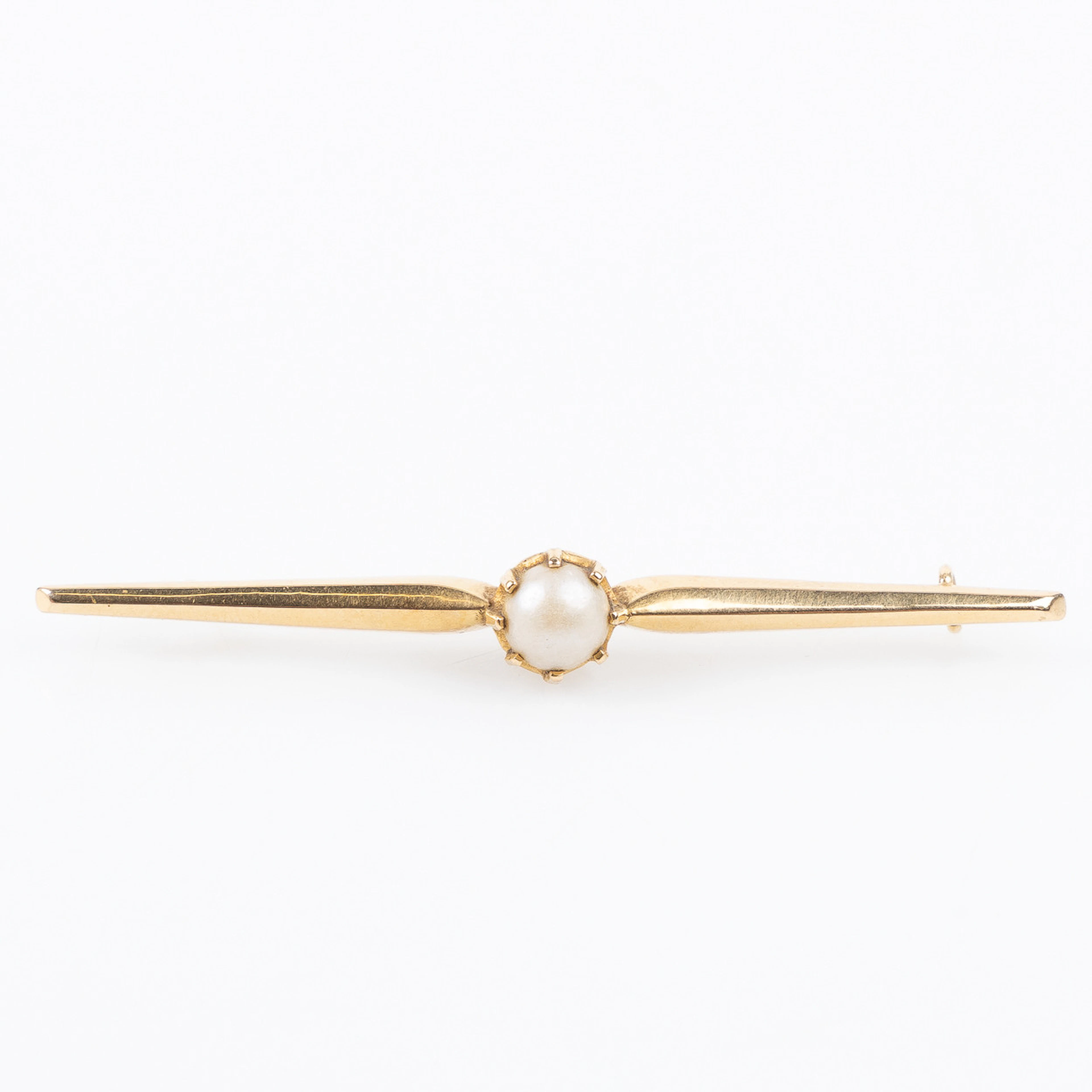 ANTIK BROSCH, 18K guld, Stockholm 1919.